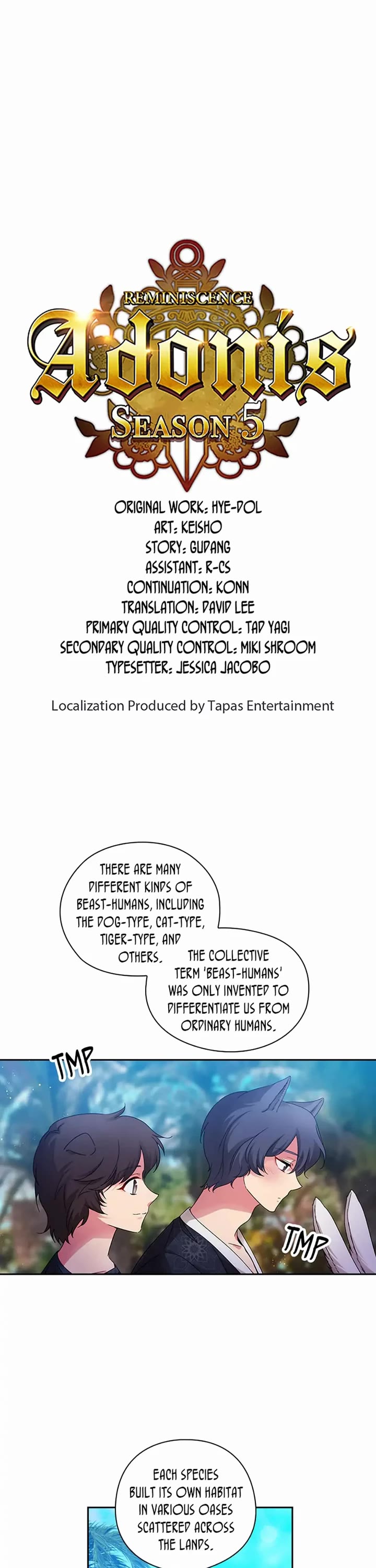 Reminiscence Adonis Chapter 226 page 1 - Chapter 226: Titanus