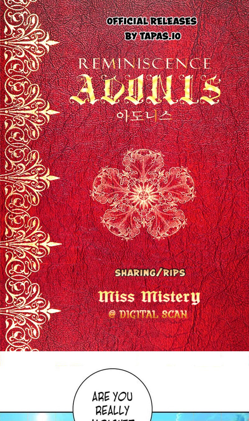 Reminiscence Adonis Chapter 23 page 1 - Chapter 23: My Curse