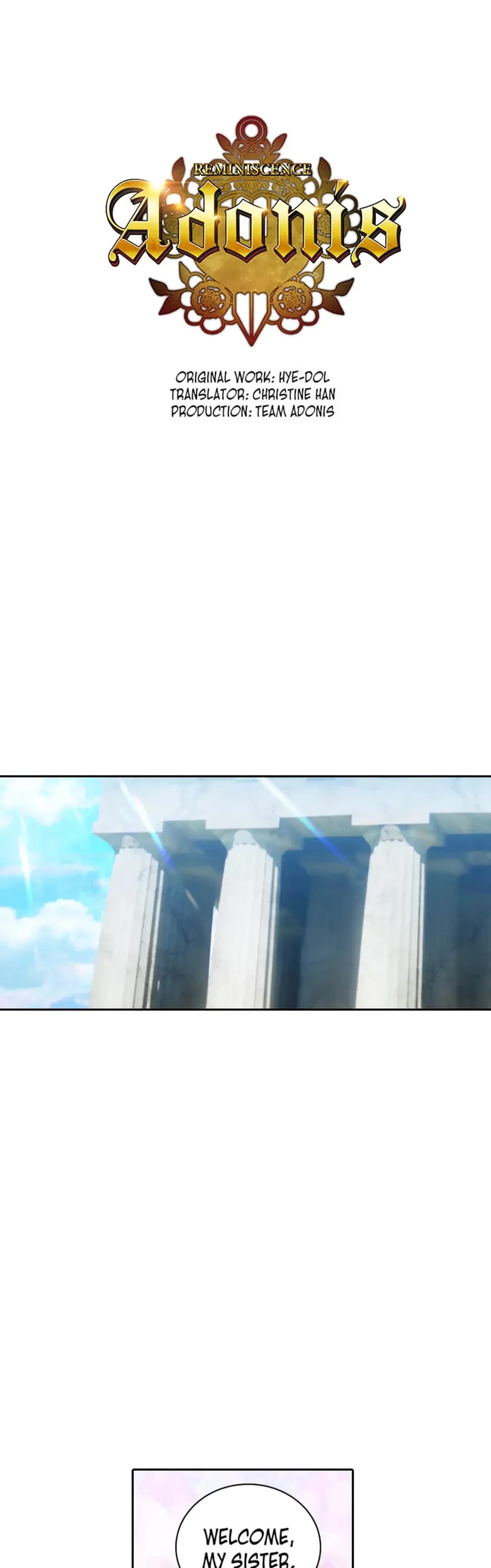 Reminiscence Adonis Chapter 27 page 2 - Chapter 27: The Statue: Fixed