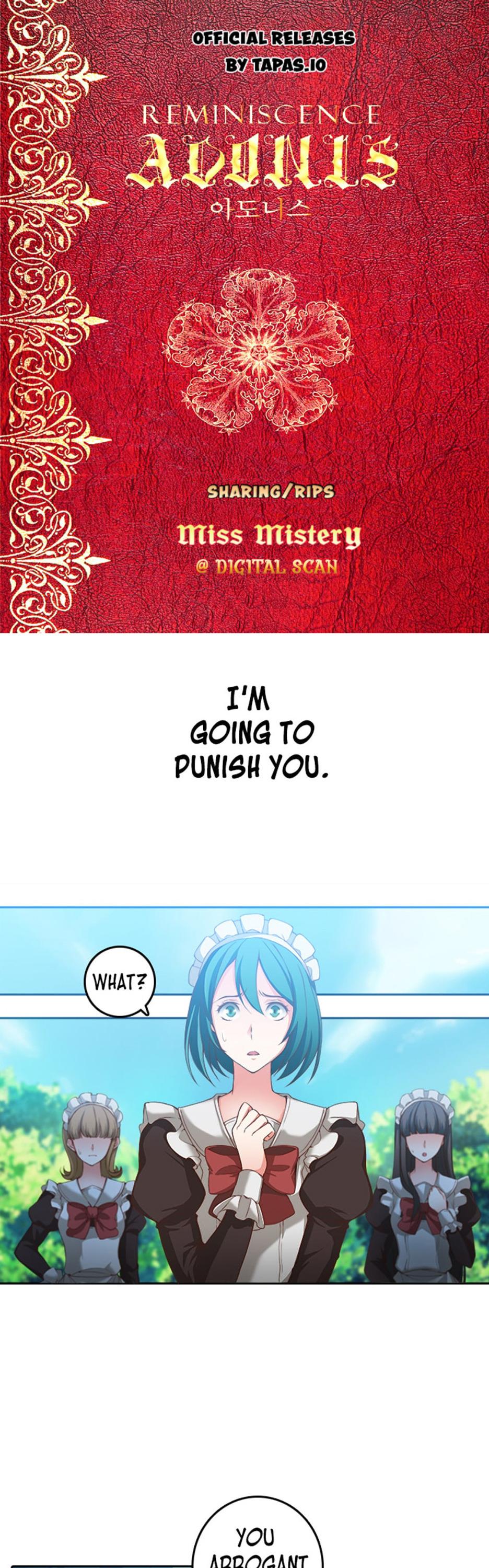 Reminiscence Adonis Chapter 6 page 1 - Chapter 6: Red Aura