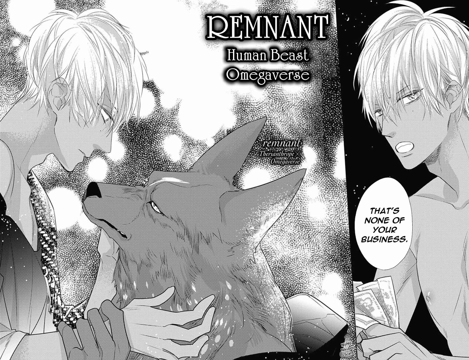 Remnant: Kemonohito Omegaverse Chapter 1 page 3 - Chapter 1