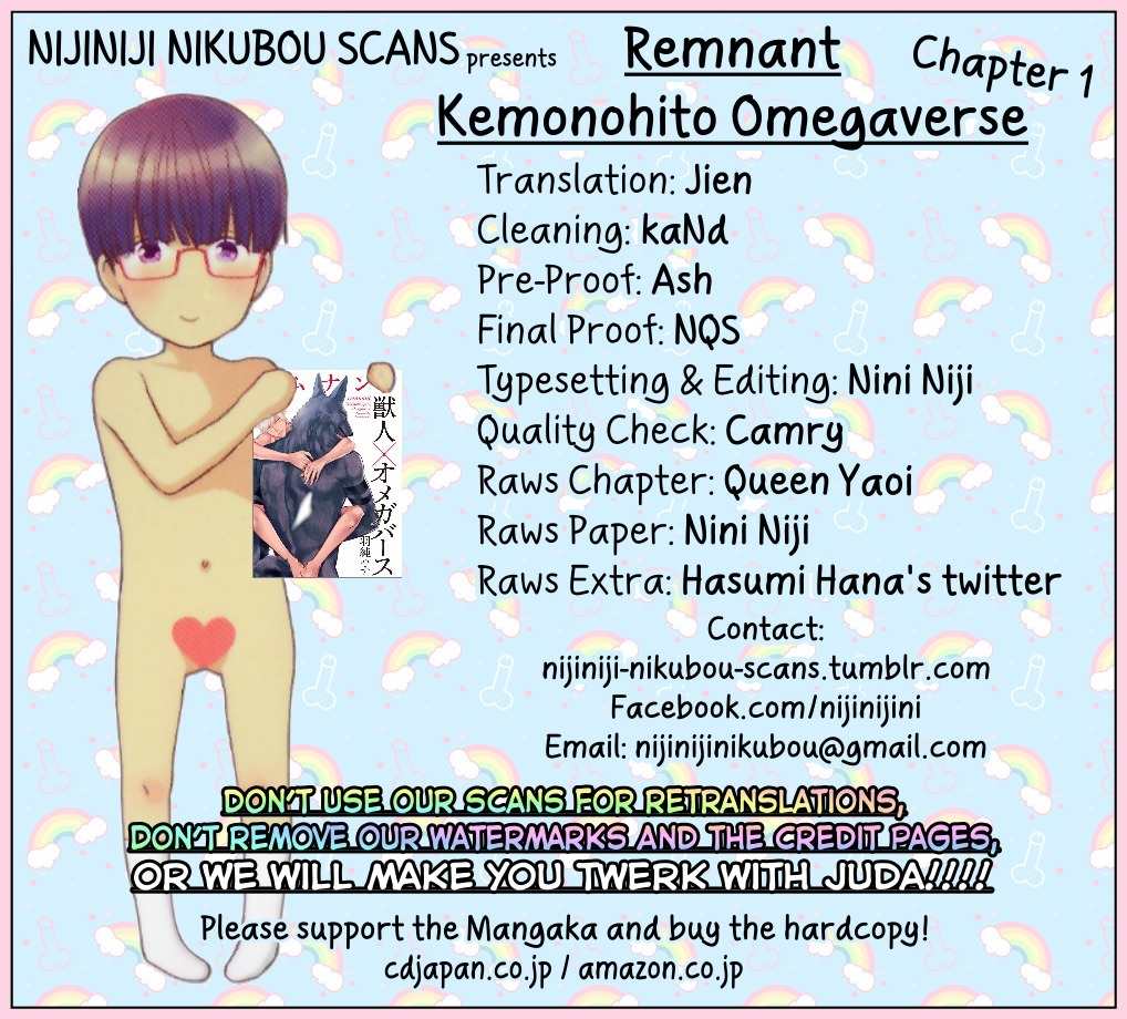 Remnant: Kemonohito Omegaverse Chapter 1 page 44 - Chapter 1