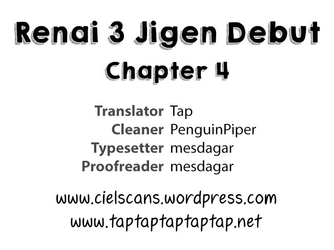 Renai 3 Jigen Debut Chapter 4 page 1 - Chapter 4 : Important encounter