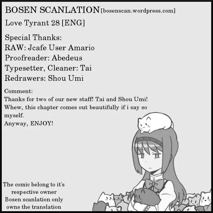 Renai Boukun Chapter 28 page 1 - Chapter 28: Twenty-eighth Episode♥