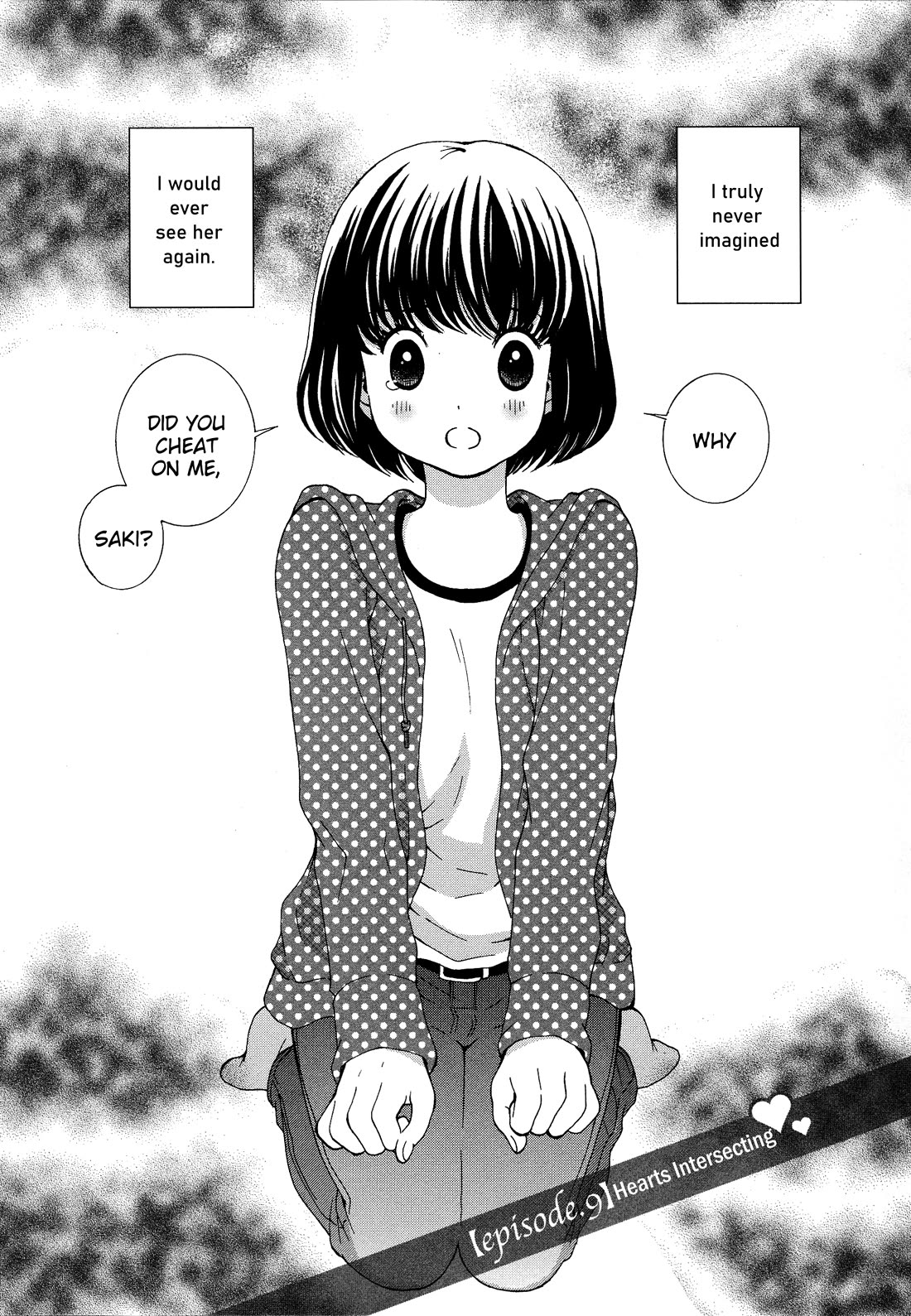 Renai Joshika Chapter 9 page 1 - Chapter 9: Hearts Intersecting