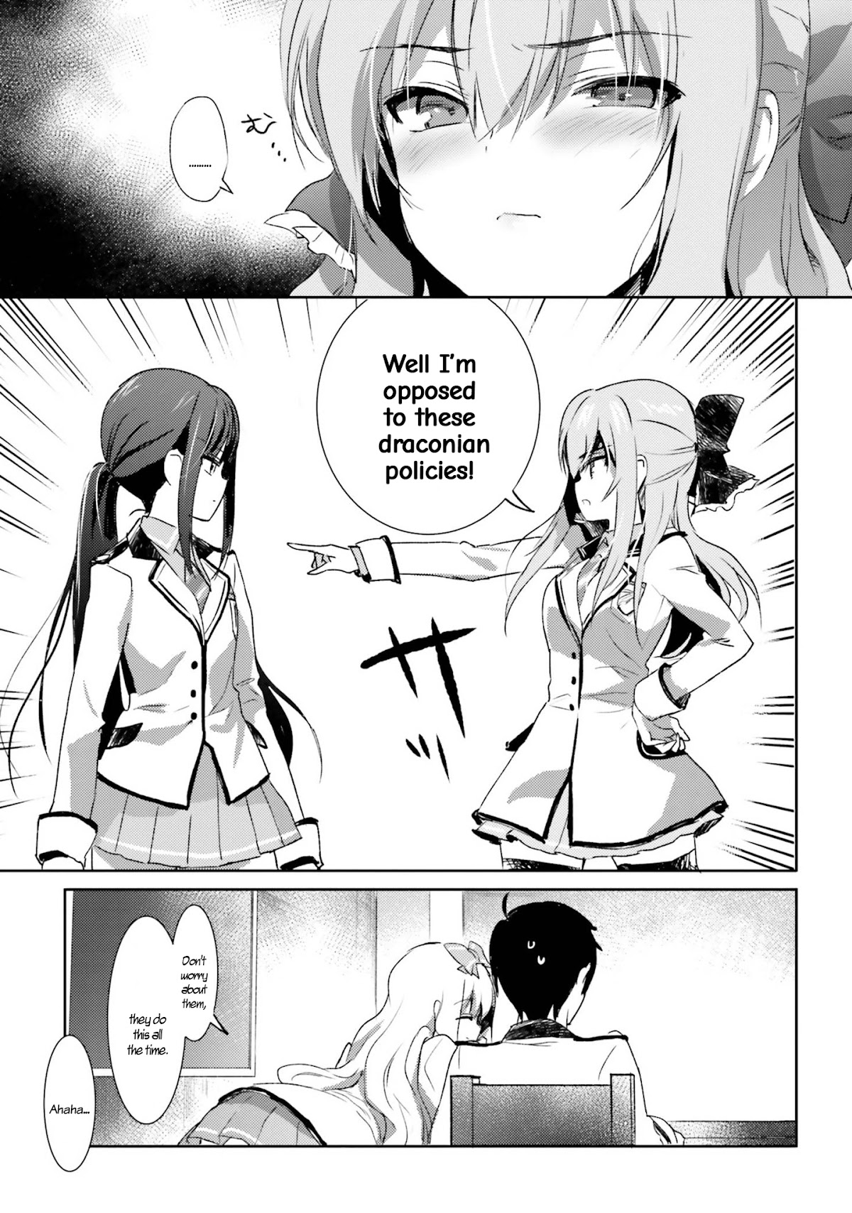 Renai Kinshi Gakuen Chapter 4 page 10 - Chapter 4: Objection of the rules