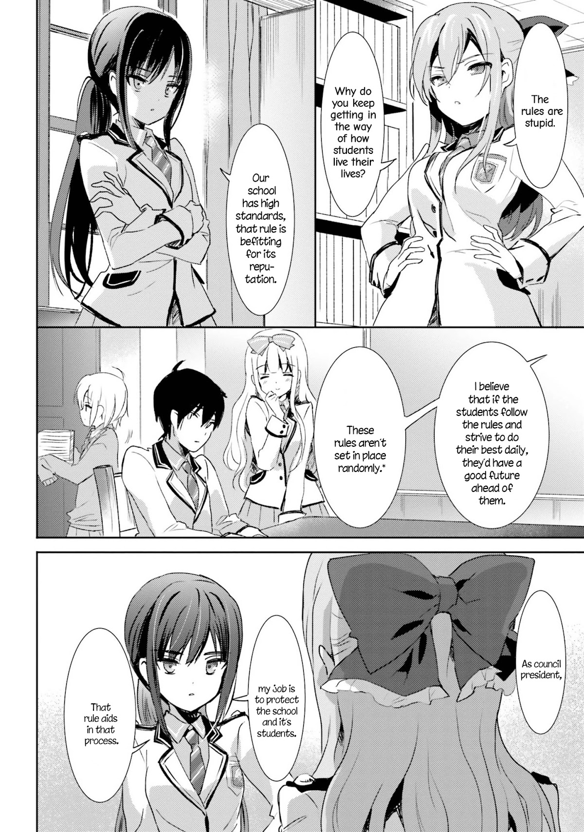 Renai Kinshi Gakuen Chapter 4 page 9 - Chapter 4: Objection of the rules