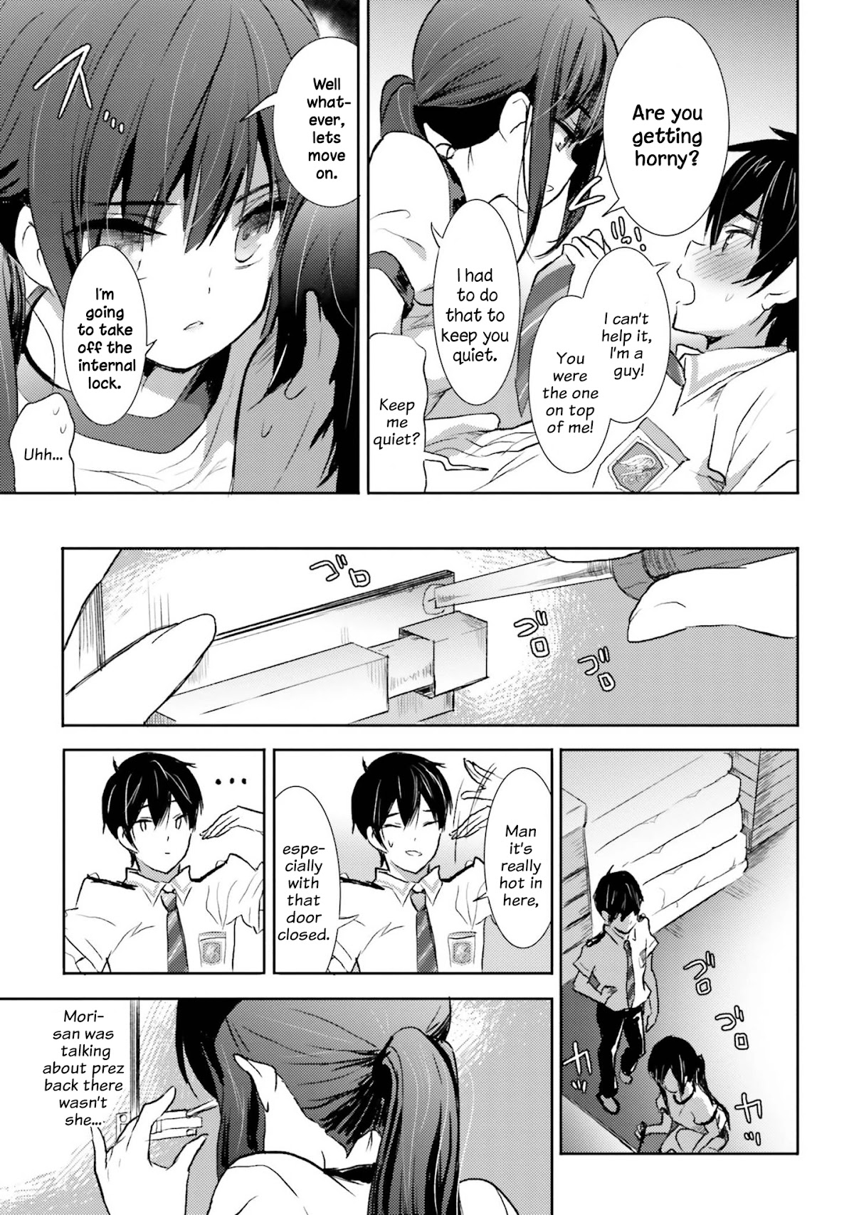 Renai Kinshi Gakuen Chapter 5 page 12 - Chapter 5: Gym Storeroom