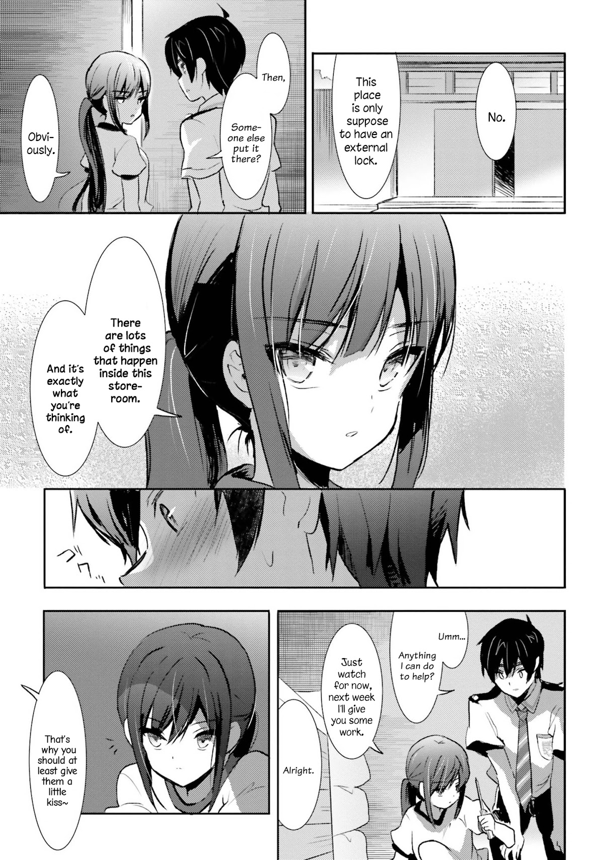 Renai Kinshi Gakuen Chapter 5 page 6 - Chapter 5: Gym Storeroom
