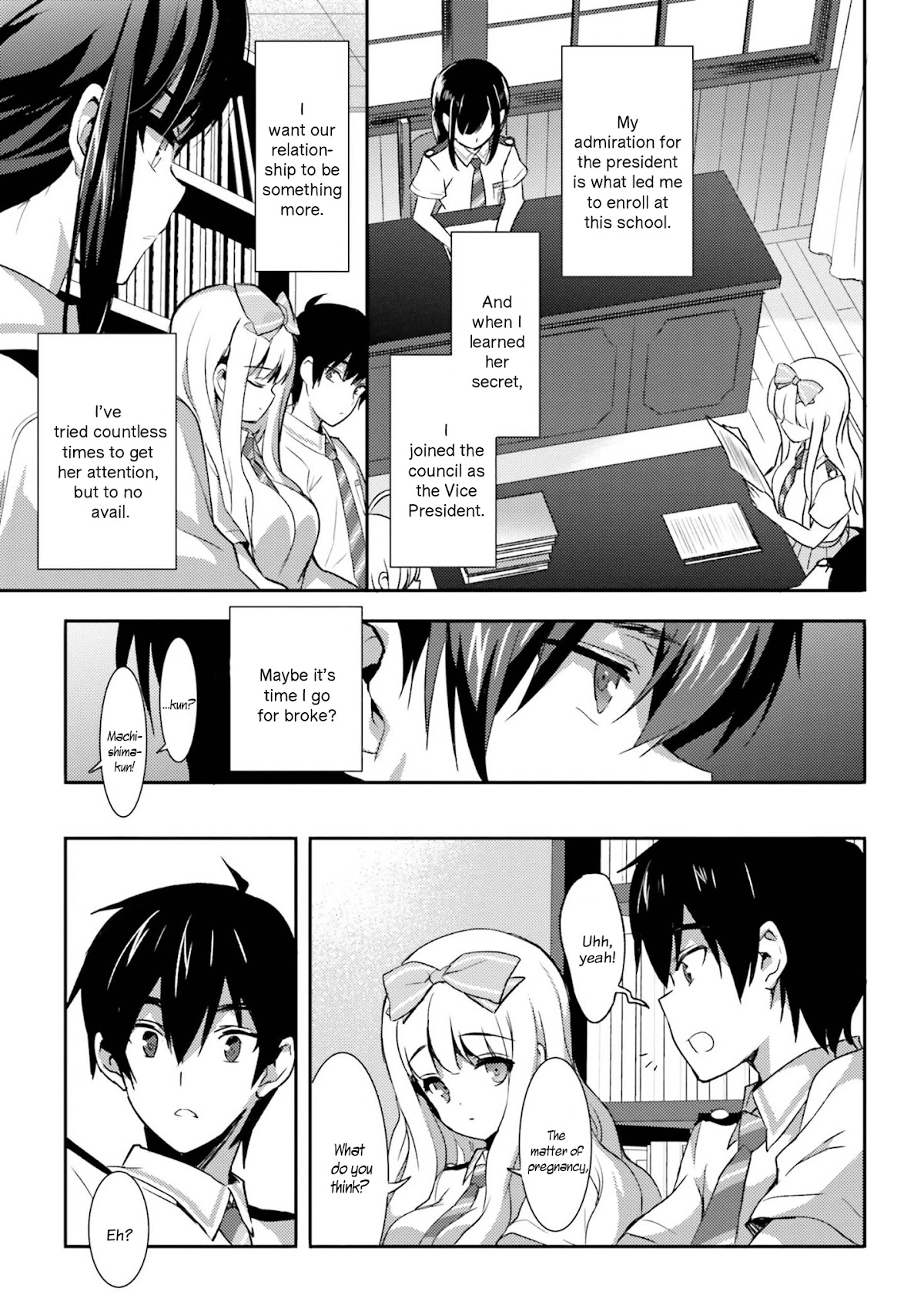 Renai Kinshi Gakuen Chapter 6 page 6 - Chapter 6: Pregnancy Rumors