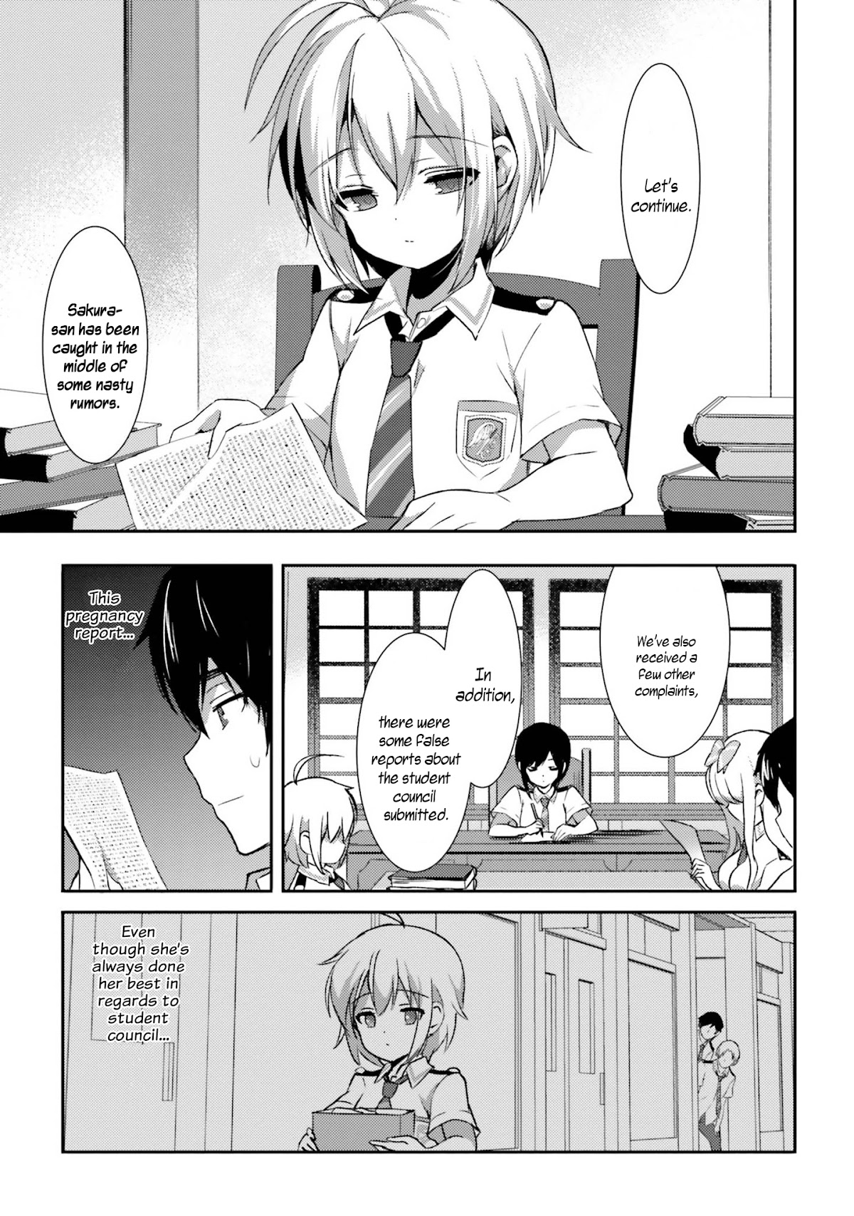 Renai Kinshi Gakuen Chapter 6 page 8 - Chapter 6: Pregnancy Rumors
