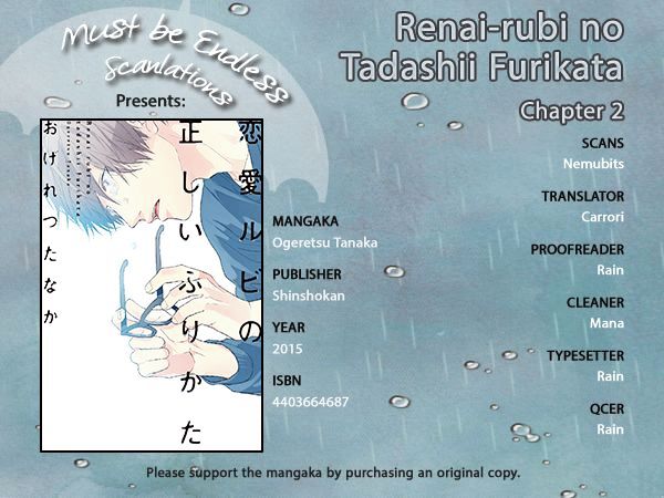 Renai-rubi no Tadashii Furikata Chapter 2 page 1 - Chapter 2