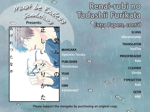 Renai-rubi no Tadashii Furikata Chapter 3.5 page 37 - Chapter 3.5