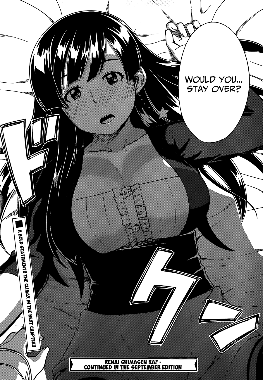 Renai Shimasen ka? Chapter 14 page 34 - Chapter 14: Would You Stay Over?