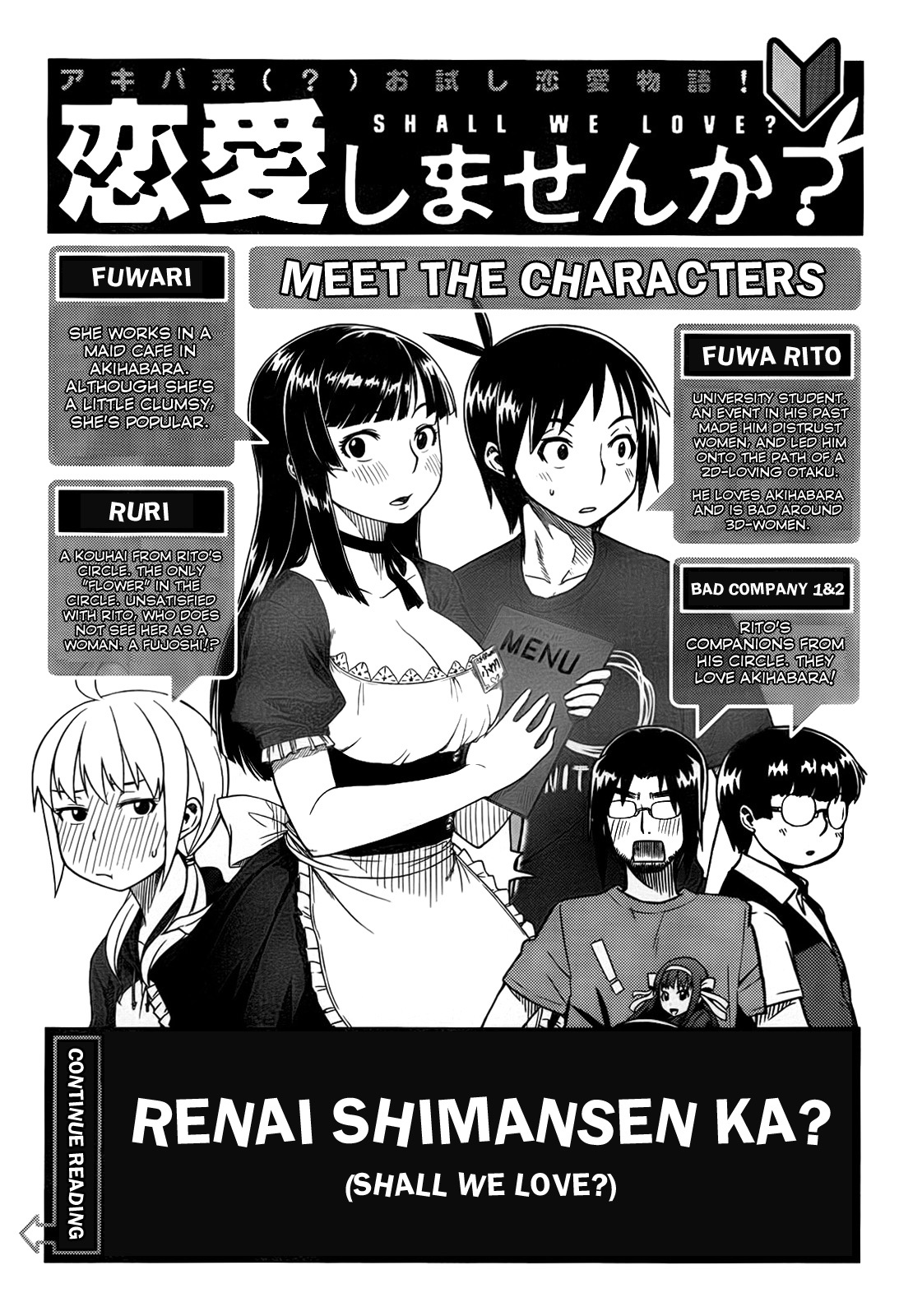 Renai Shimasen ka? Chapter 2 page 1 - Chapter 2: Shall We Date?