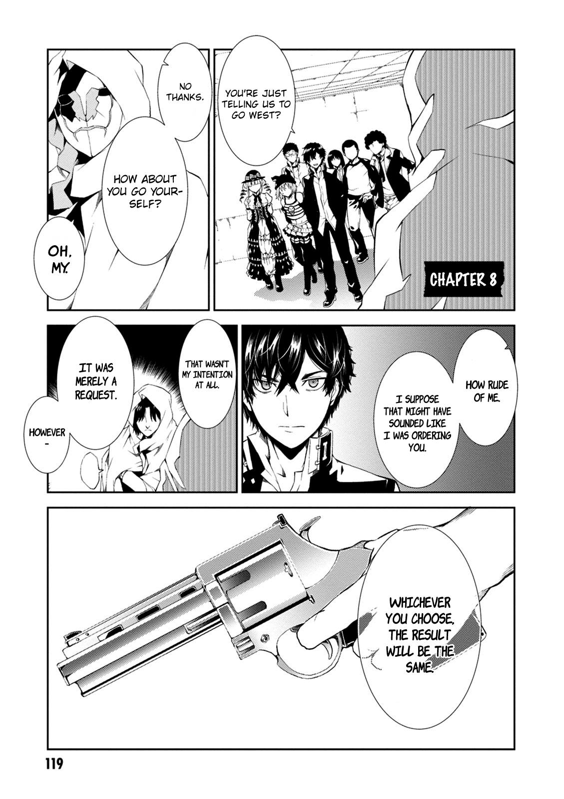 Rengoku Deadroll Chapter 8 page 1 - Chapter 8: The Sin of Pride
