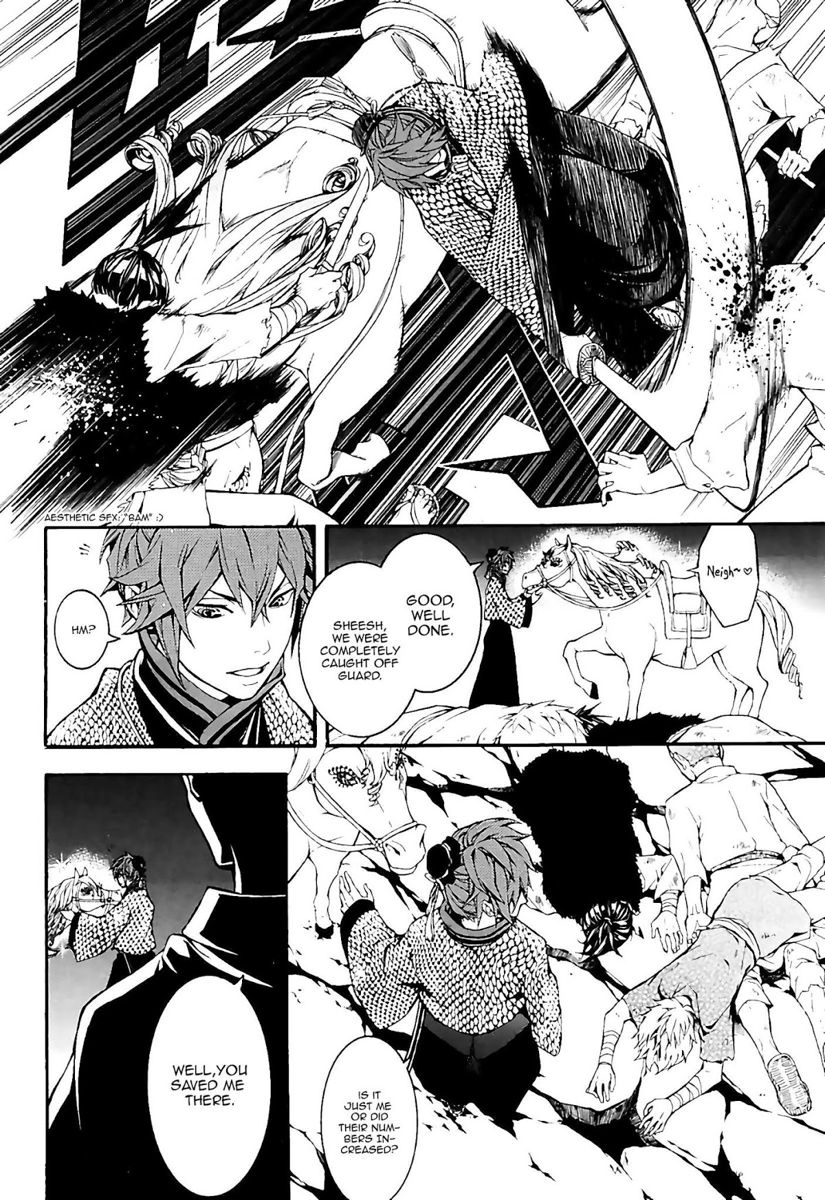 Rengoku ni Warau Chapter 20 page 7 - Chapter 20: The Brazen One, Reunion with the Fierce God