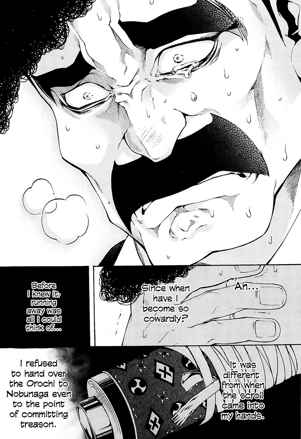 Rengoku ni Warau Chapter 22 page 13 - Chapter 22: The Warrior, Lapsing into Chaos in Settsu