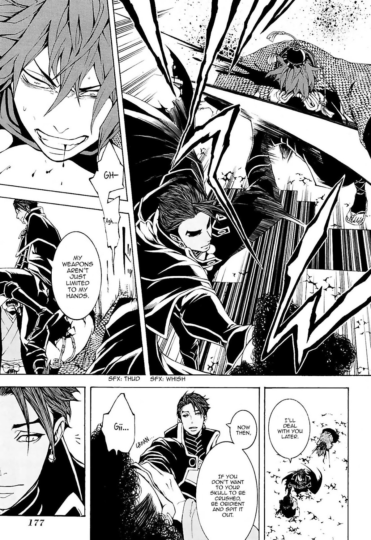 Rengoku ni Warau Chapter 22 page 3 - Chapter 22: The Warrior, Lapsing into Chaos in Settsu