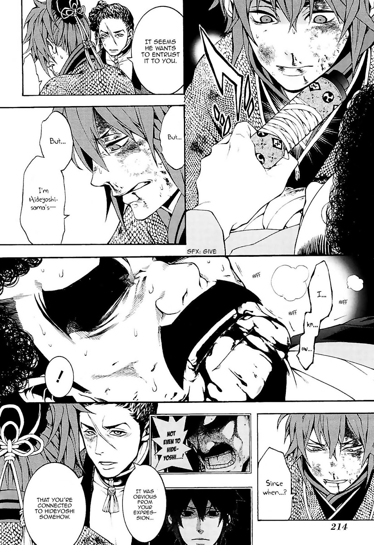 Rengoku ni Warau Chapter 22 page 37 - Chapter 22: The Warrior, Lapsing into Chaos in Settsu