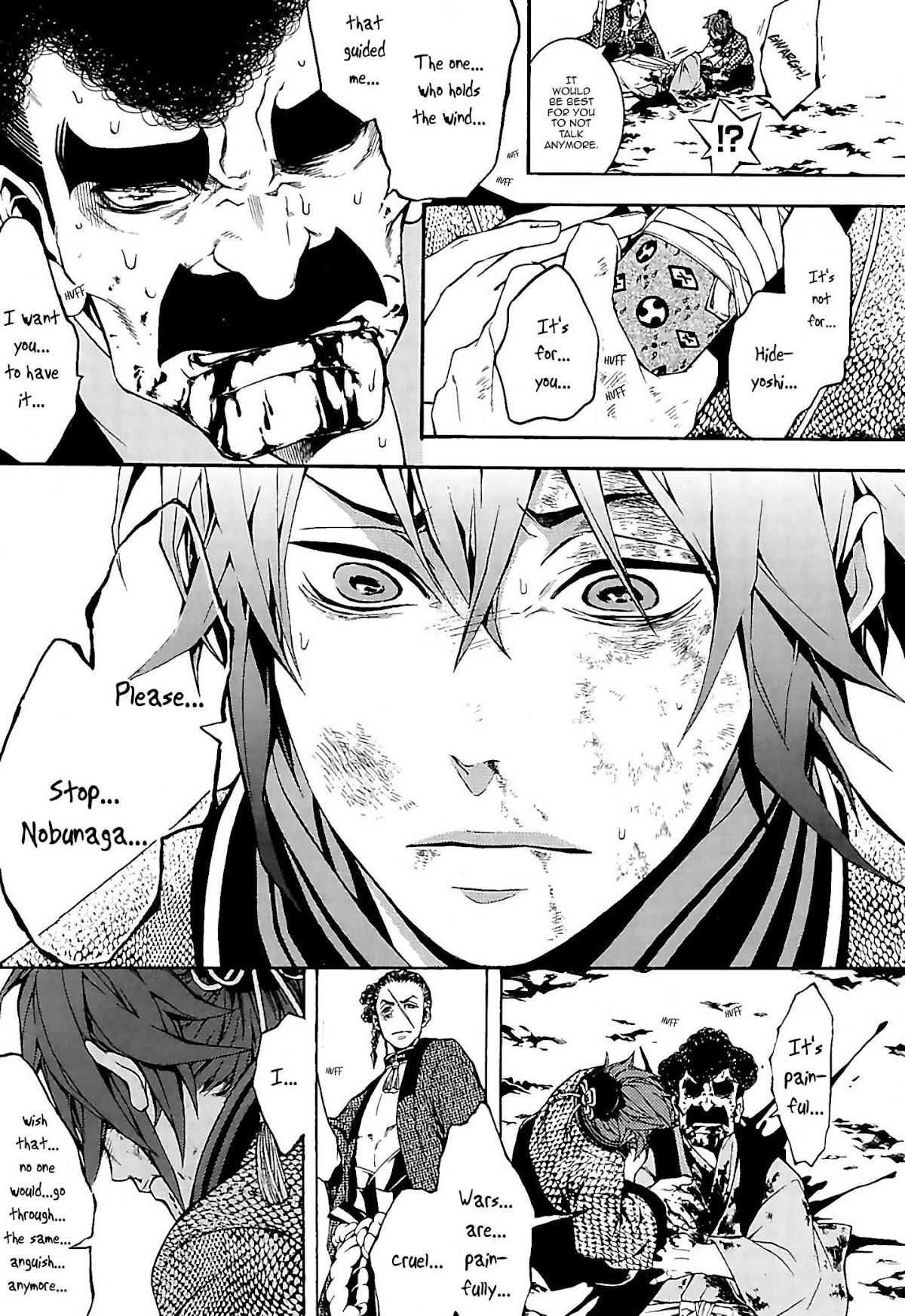 Rengoku ni Warau Chapter 22 page 38 - Chapter 22: The Warrior, Lapsing into Chaos in Settsu