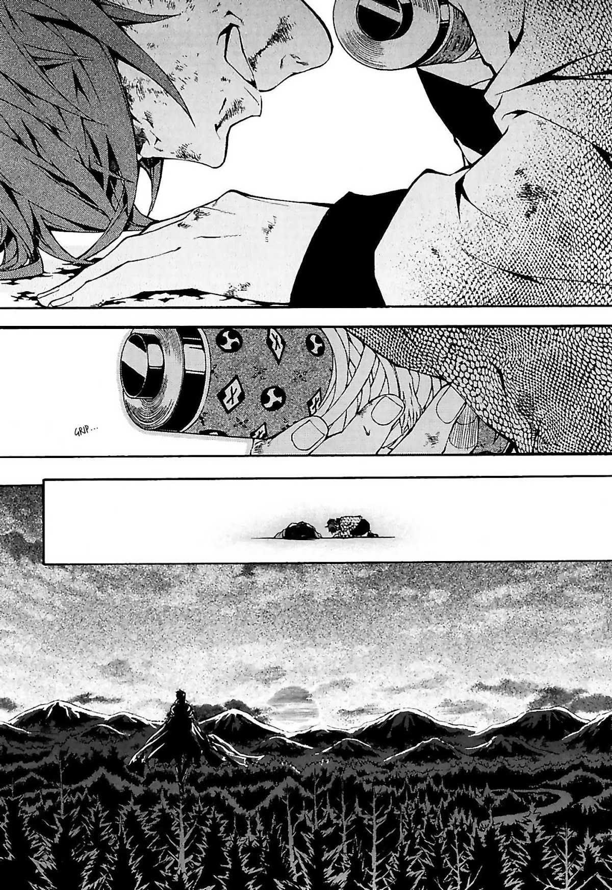 Rengoku ni Warau Chapter 22 page 40 - Chapter 22: The Warrior, Lapsing into Chaos in Settsu
