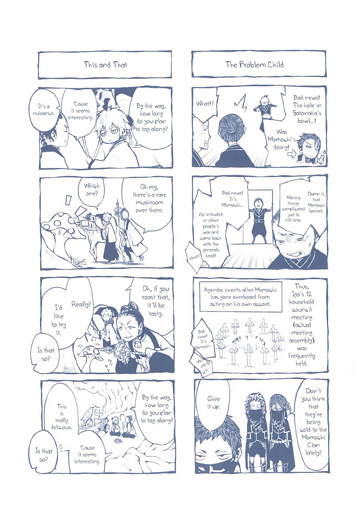 Rengoku ni Warau Chapter 22 page 46 - Chapter 22: The Warrior, Lapsing into Chaos in Settsu