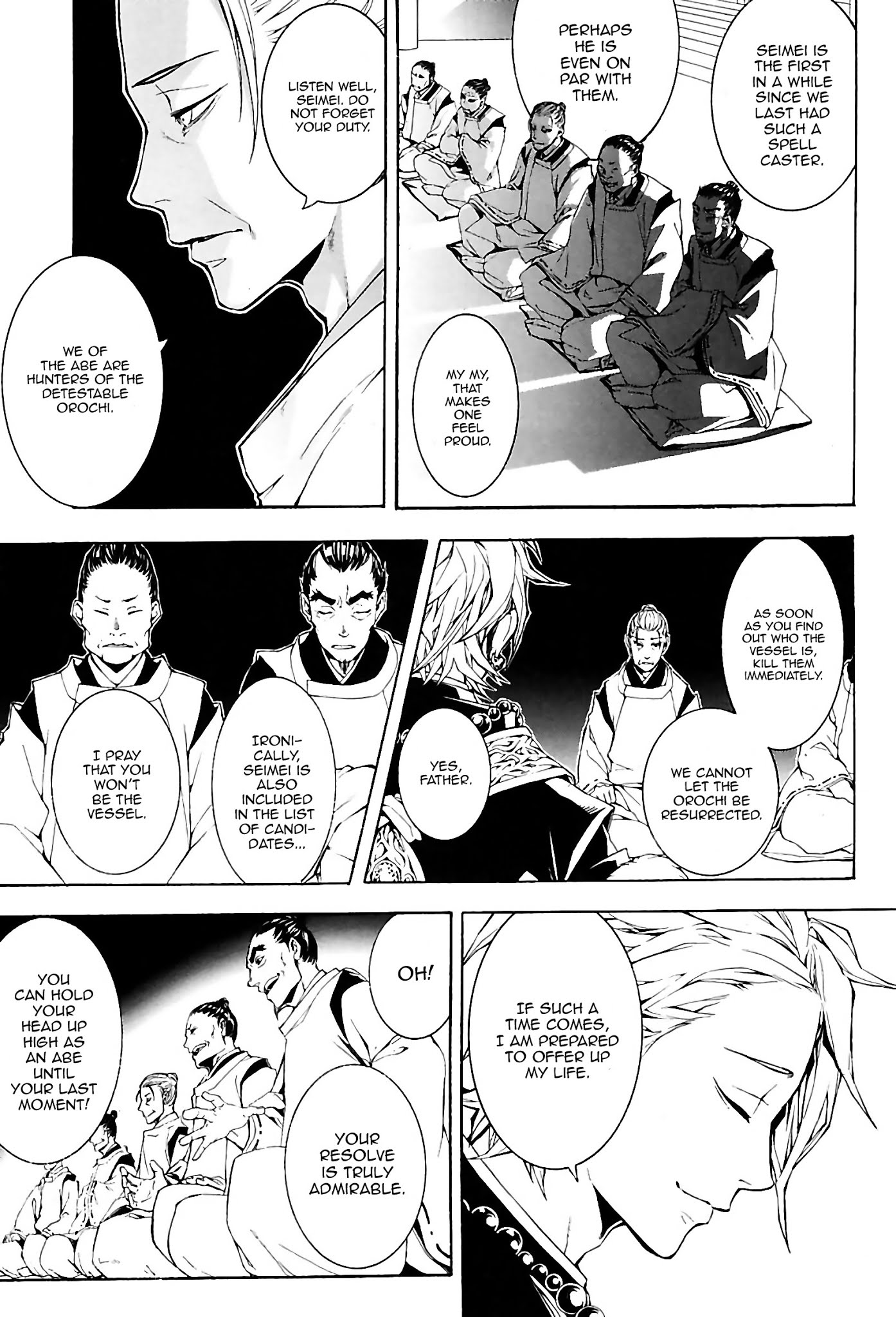 Rengoku ni Warau Chapter 23 page 36 - Chapter 23: The Hundred Demon Parade, Gathering of the Vessels