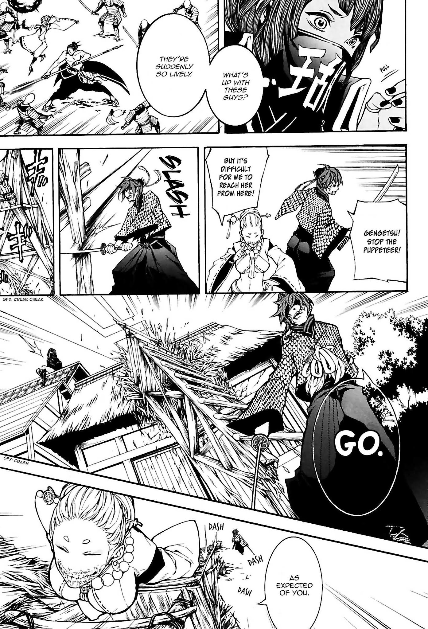 Rengoku ni Warau Chapter 26 page 13 - Chapter 26: The Heroes of Turbulent Times, Arising in Oumi