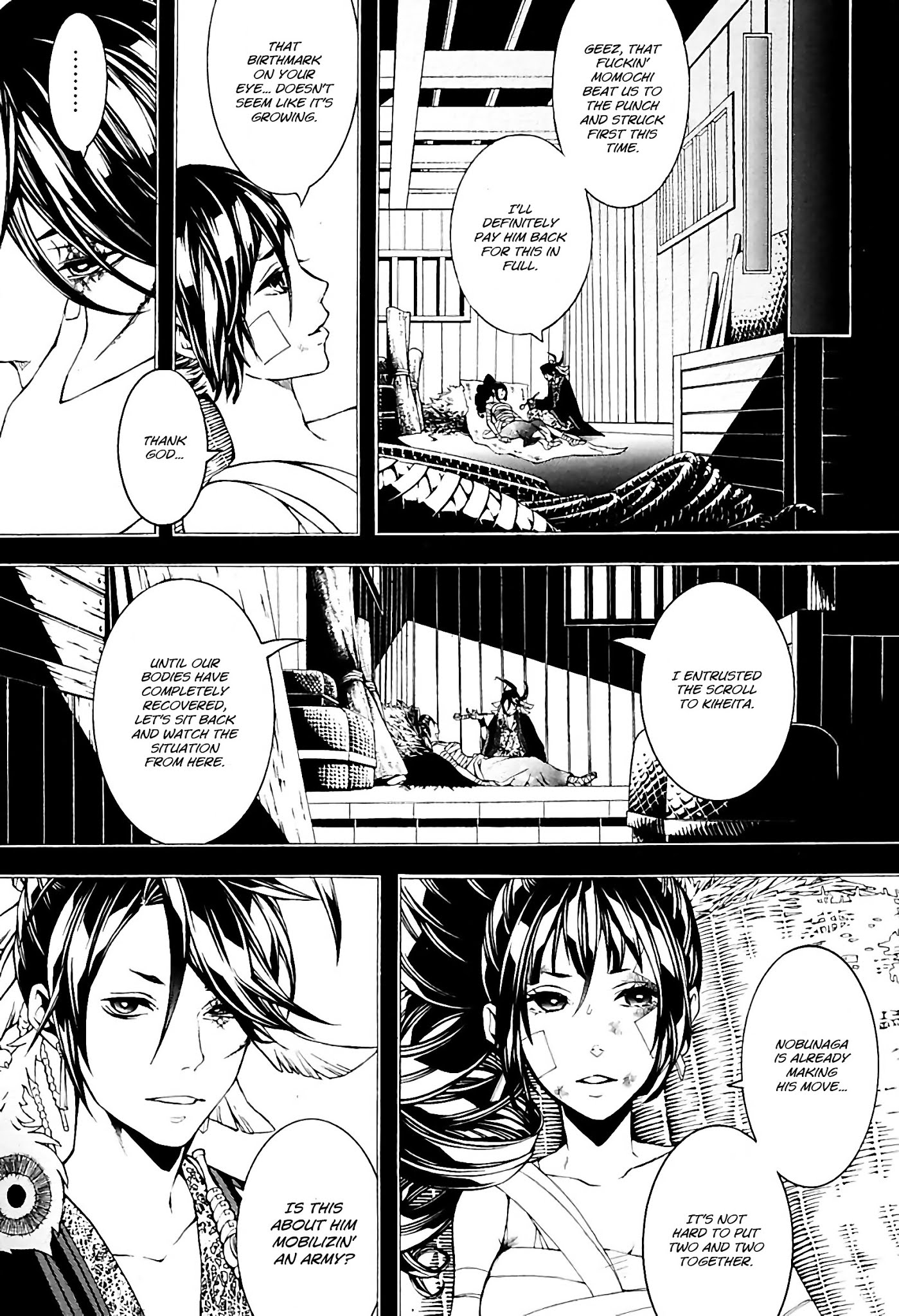 Rengoku ni Warau Chapter 27 page 10 - Chapter 27: The Brazen One, Reunion with the Drifting Clouds