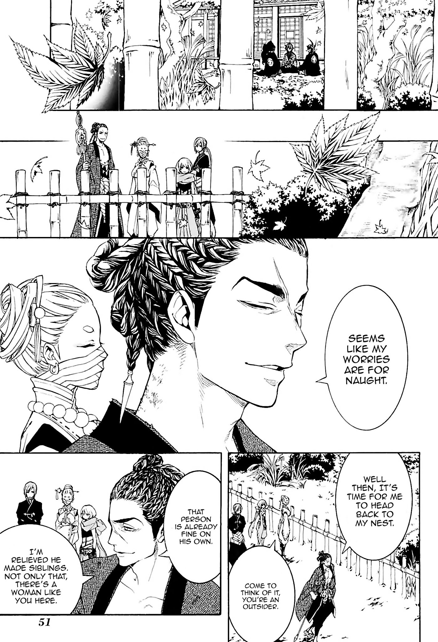 Rengoku ni Warau Chapter 28 page 29 - Chapter 28: The Sworn Siblings, Pledging Under the Autumn Leaves