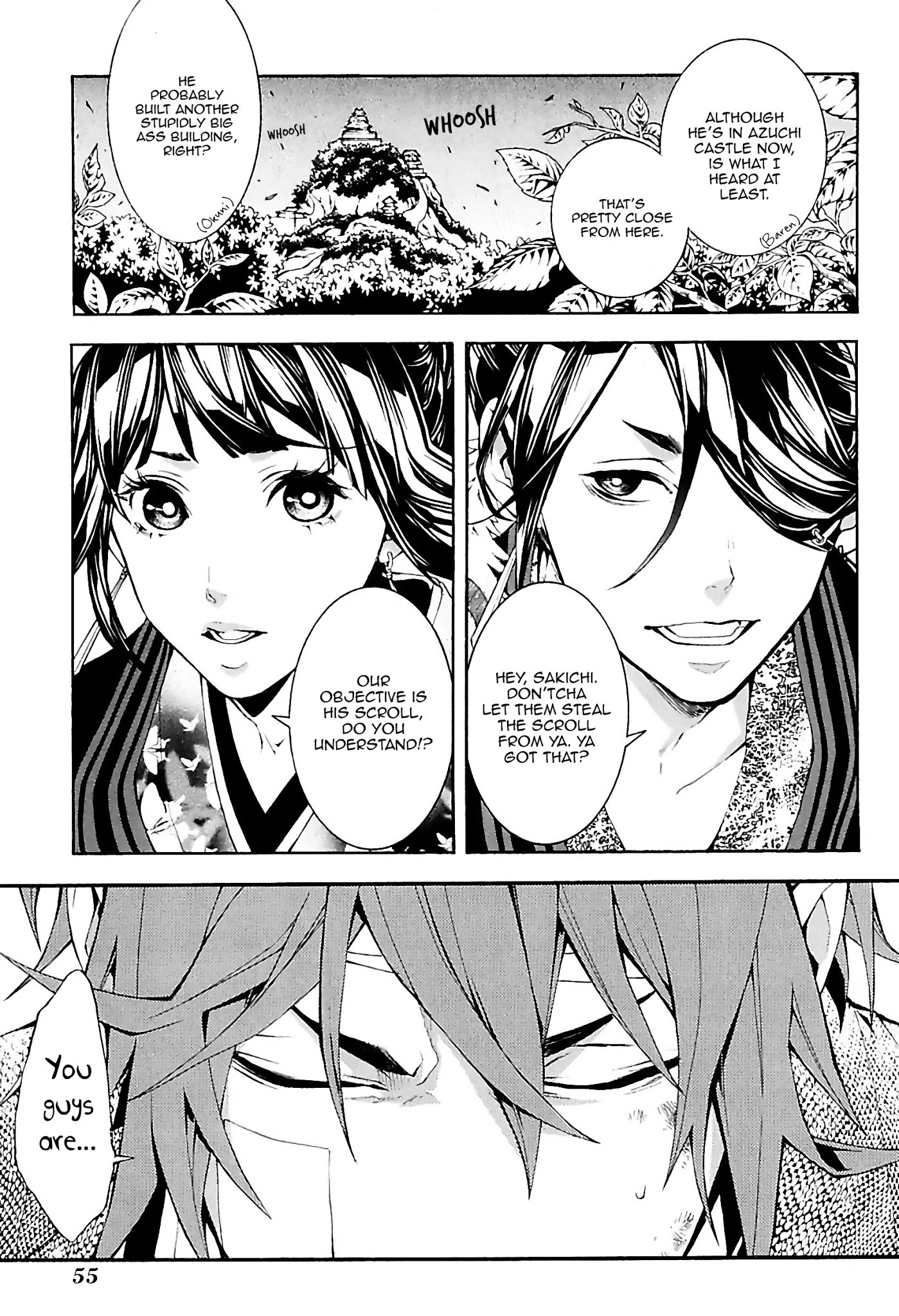 Rengoku ni Warau Chapter 28 page 33 - Chapter 28: The Sworn Siblings, Pledging Under the Autumn Leaves