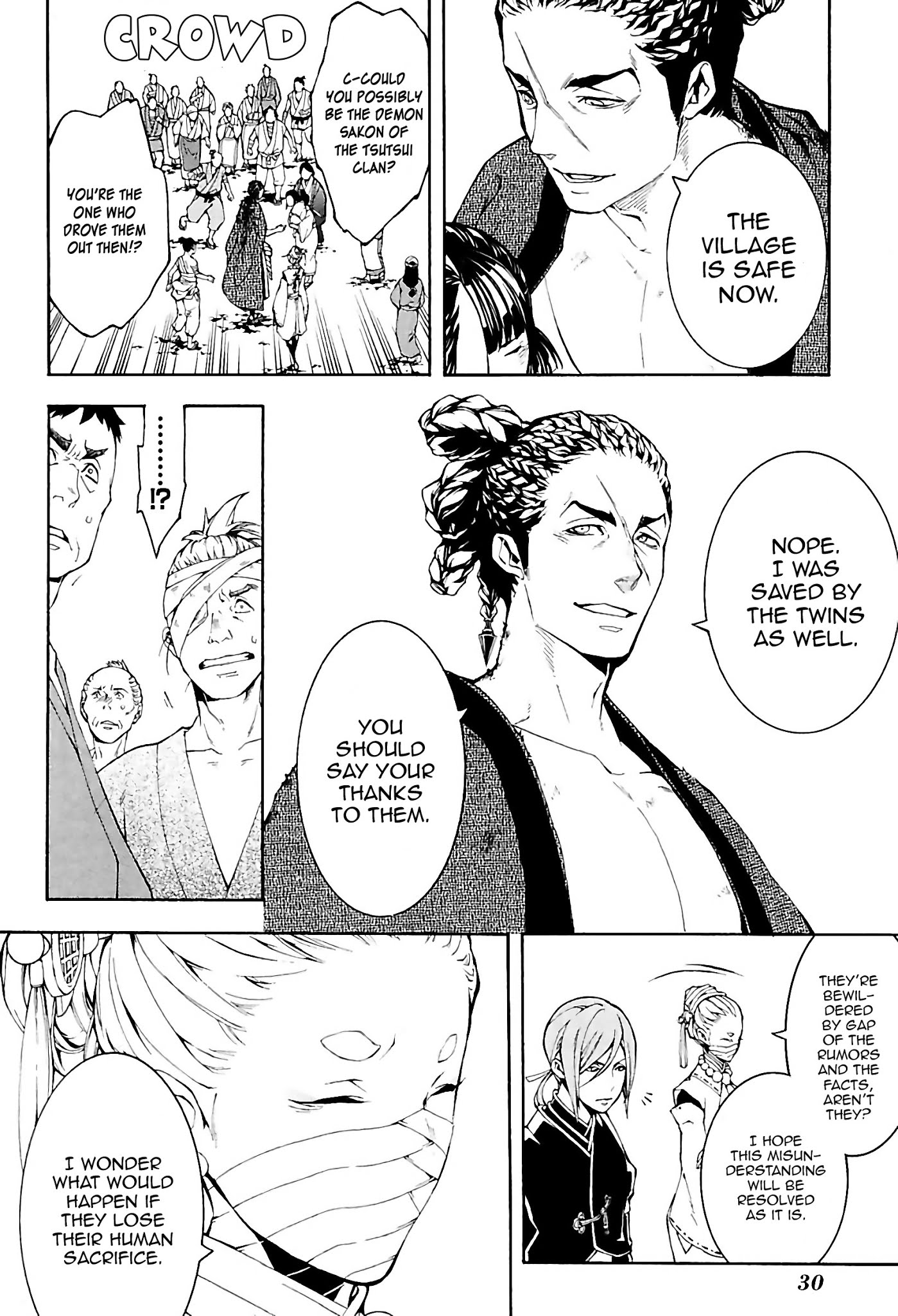 Rengoku ni Warau Chapter 28 page 8 - Chapter 28: The Sworn Siblings, Pledging Under the Autumn Leaves