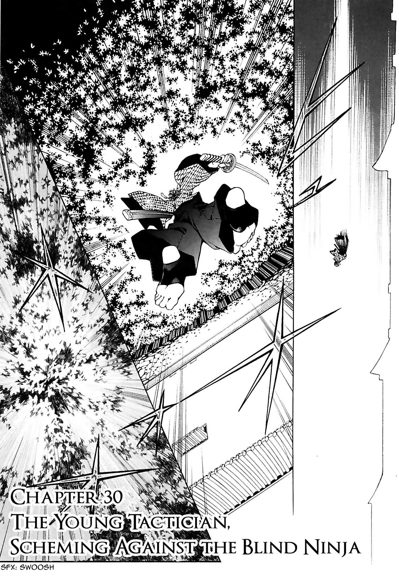 Rengoku ni Warau Chapter 30 page 1 - Chapter 30: The Young Tactician, Scheming Against the Blind Ninja