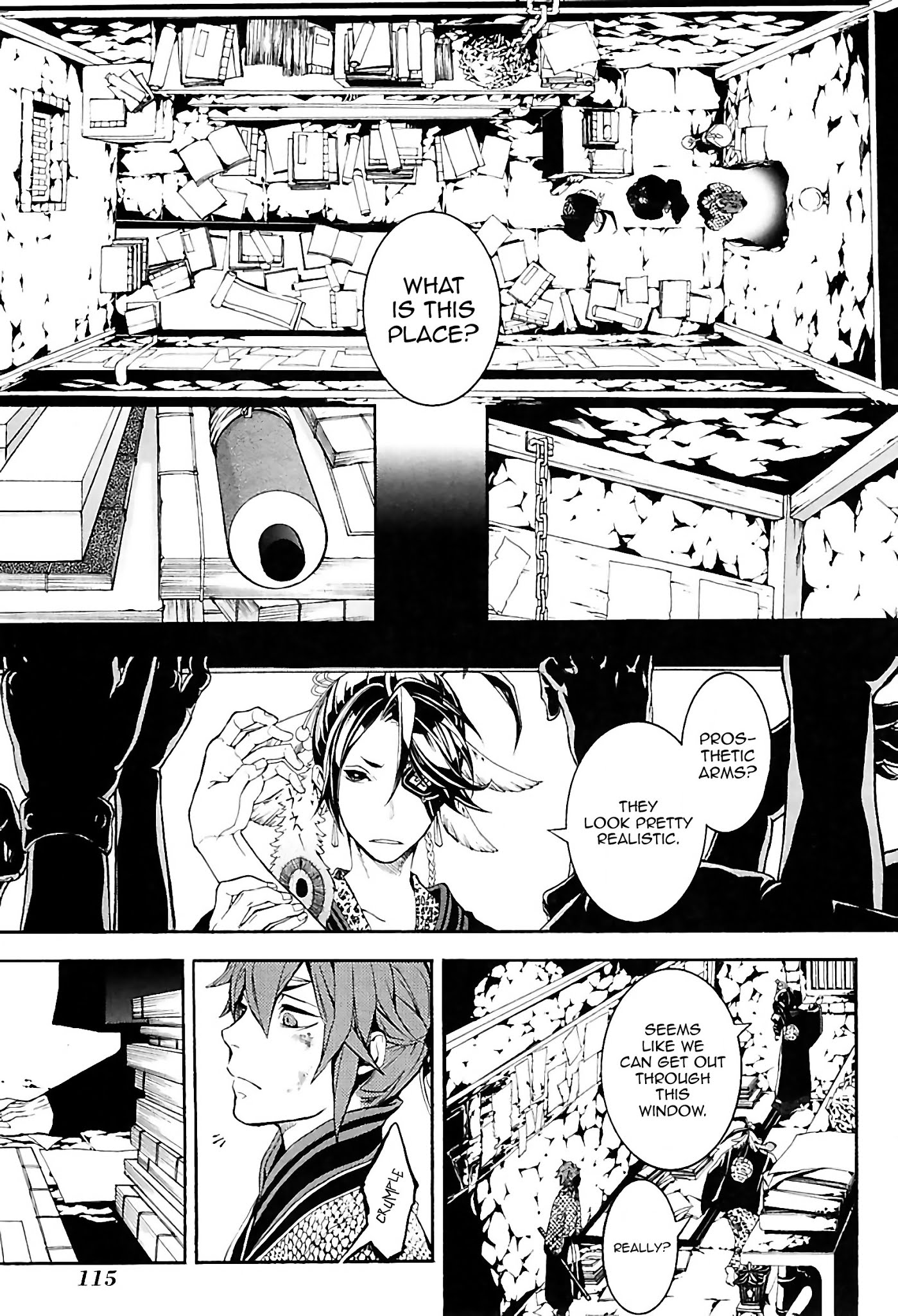 Rengoku ni Warau Chapter 30 page 11 - Chapter 30: The Young Tactician, Scheming Against the Blind Ninja