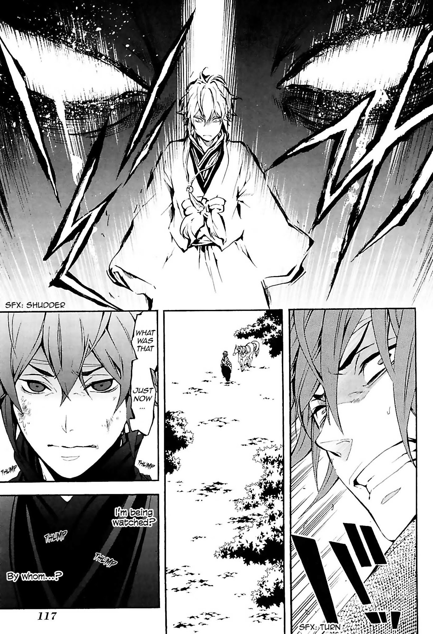 Rengoku ni Warau Chapter 30 page 13 - Chapter 30: The Young Tactician, Scheming Against the Blind Ninja