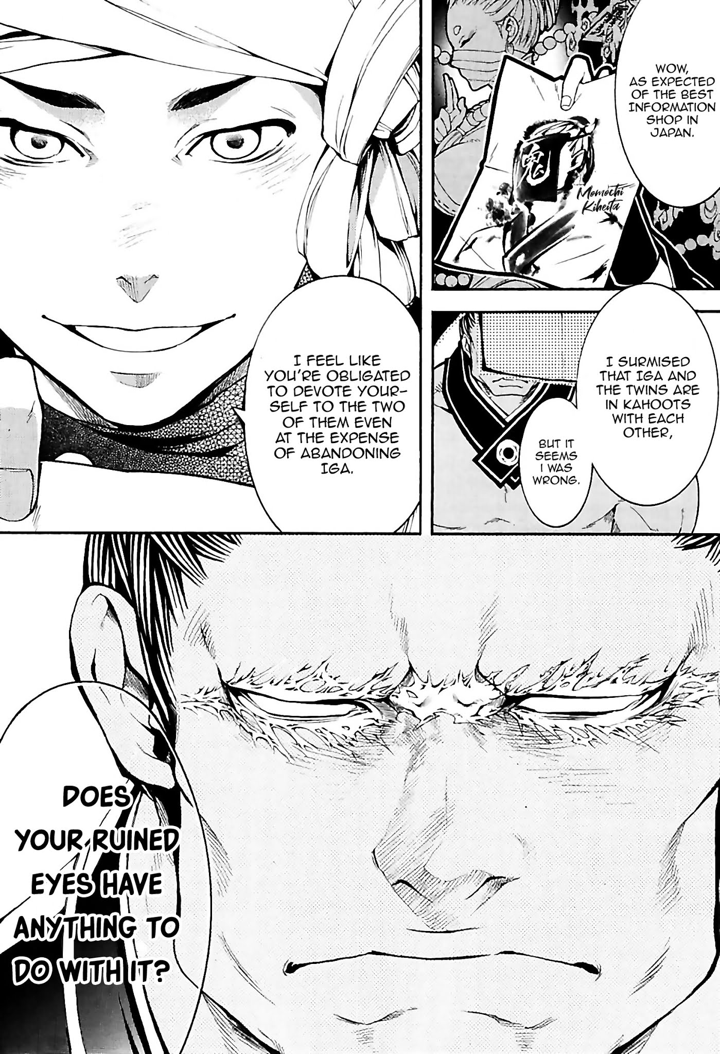 Rengoku ni Warau Chapter 30 page 26 - Chapter 30: The Young Tactician, Scheming Against the Blind Ninja