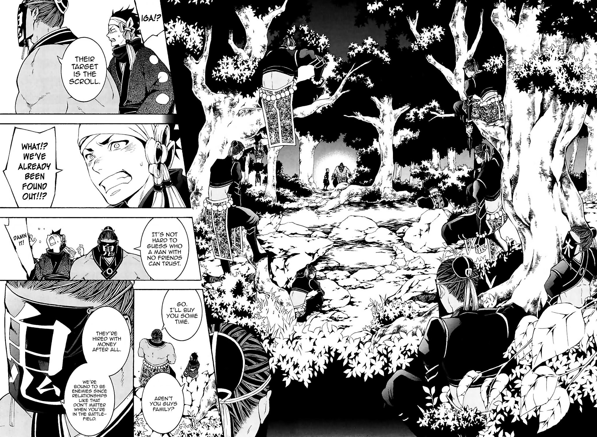 Rengoku ni Warau Chapter 30 page 32 - Chapter 30: The Young Tactician, Scheming Against the Blind Ninja