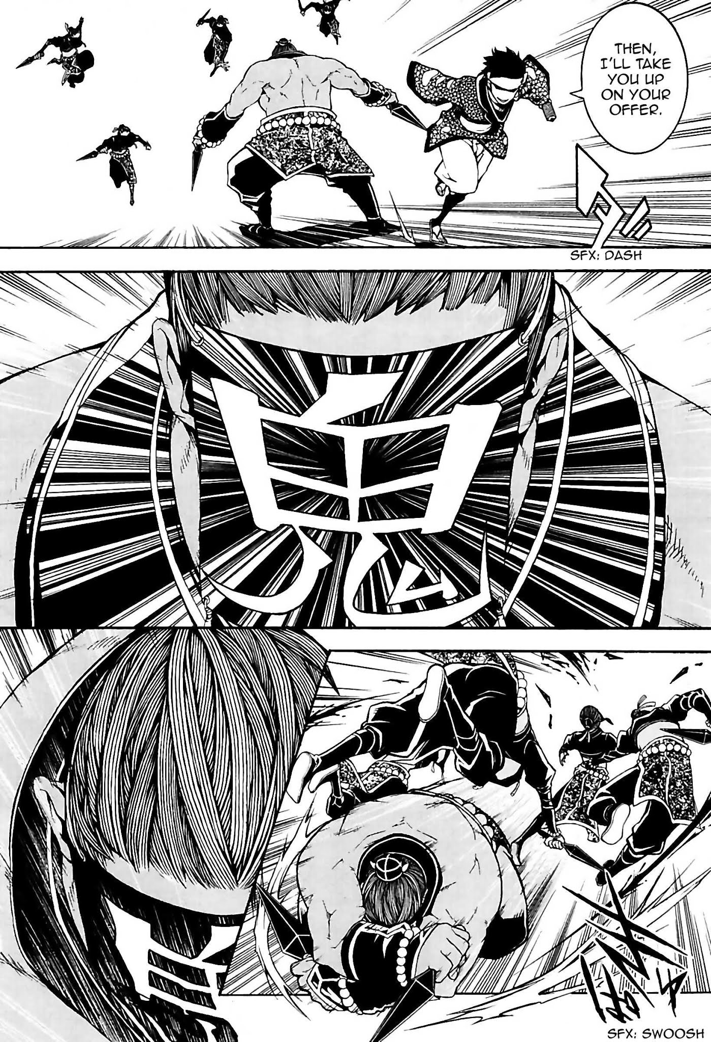 Rengoku ni Warau Chapter 30 page 33 - Chapter 30: The Young Tactician, Scheming Against the Blind Ninja