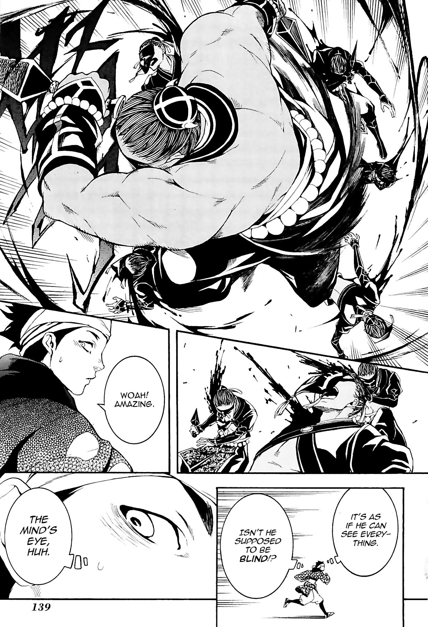 Rengoku ni Warau Chapter 30 page 34 - Chapter 30: The Young Tactician, Scheming Against the Blind Ninja