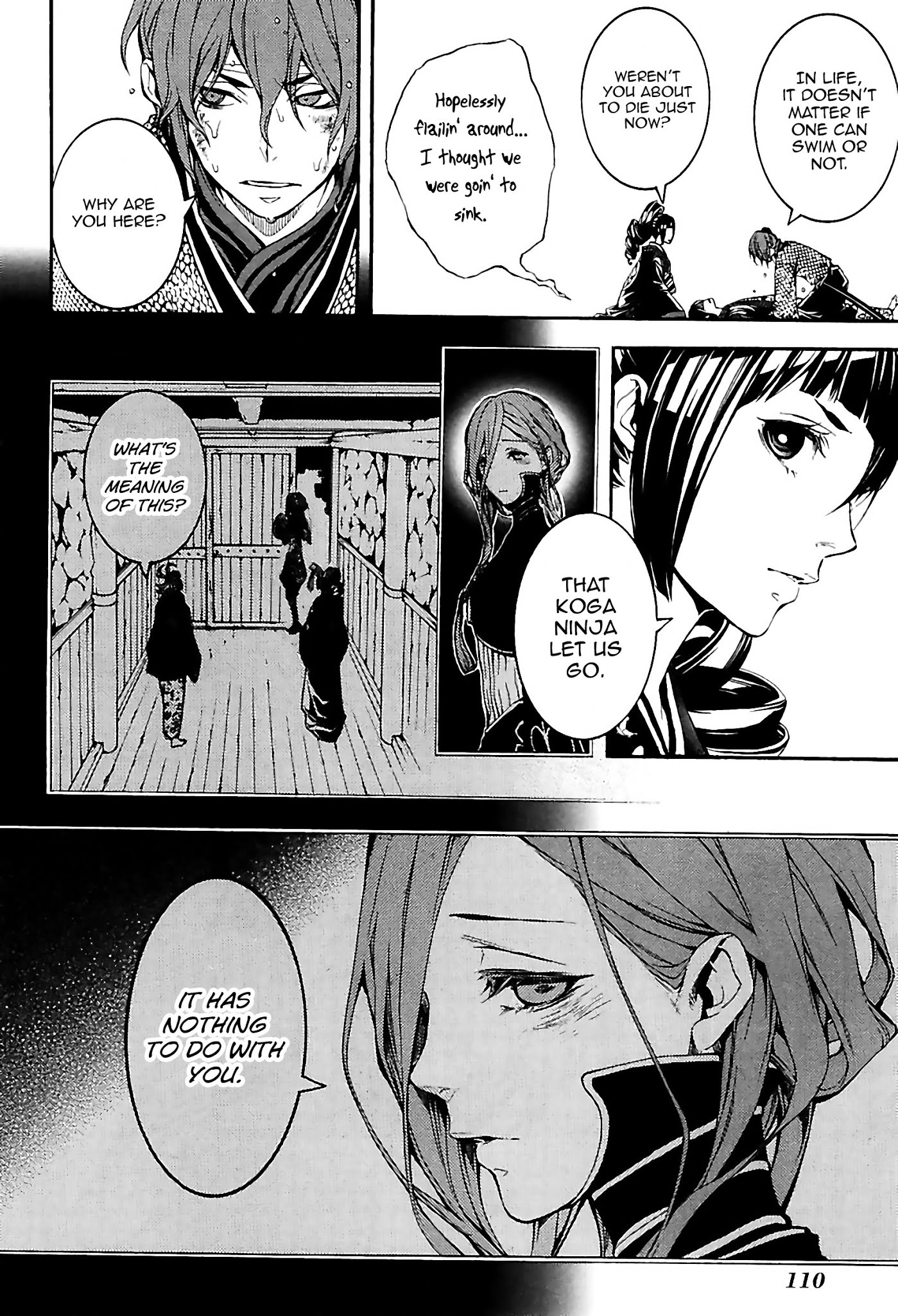 Rengoku ni Warau Chapter 30 page 6 - Chapter 30: The Young Tactician, Scheming Against the Blind Ninja