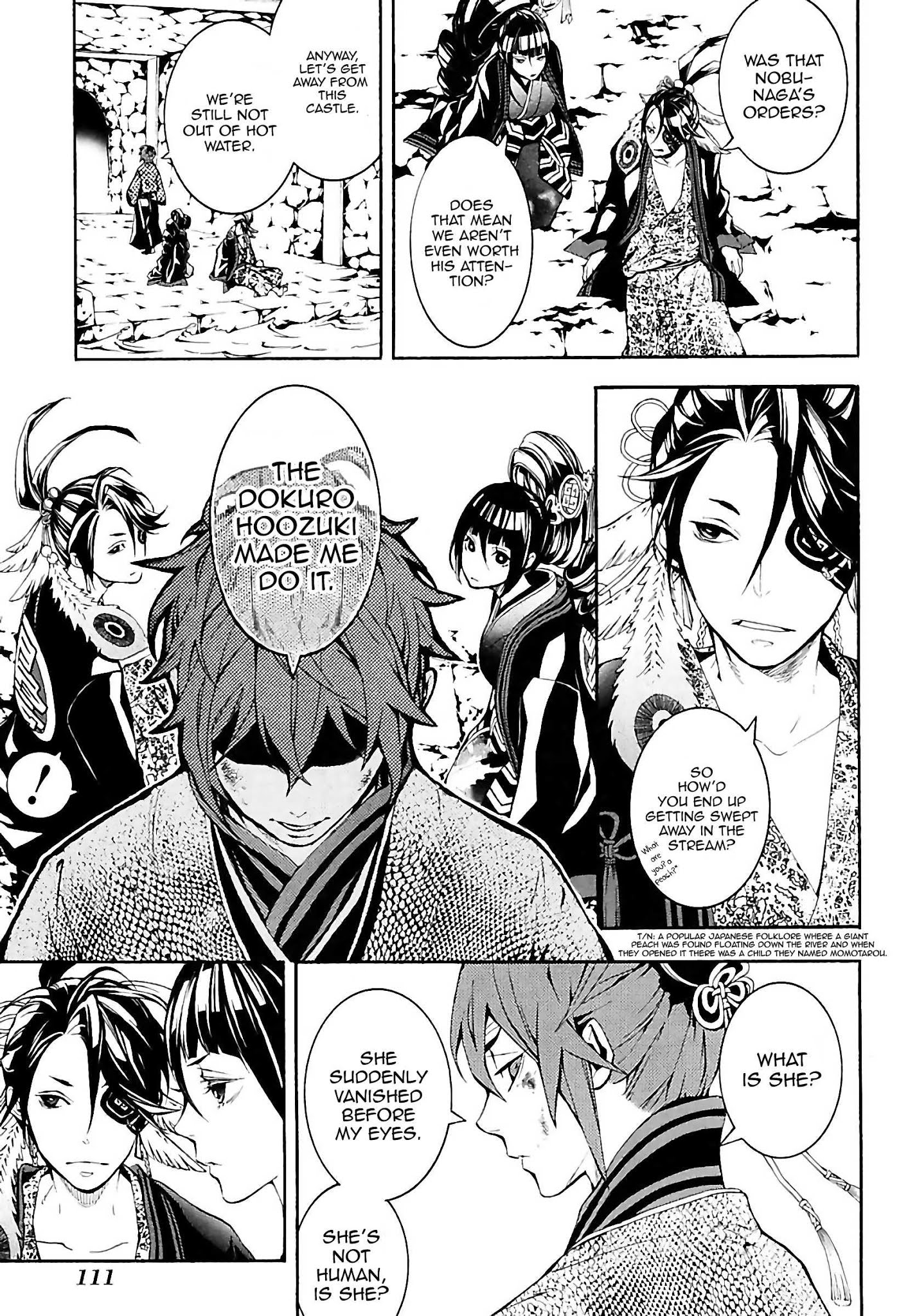Rengoku ni Warau Chapter 30 page 7 - Chapter 30: The Young Tactician, Scheming Against the Blind Ninja