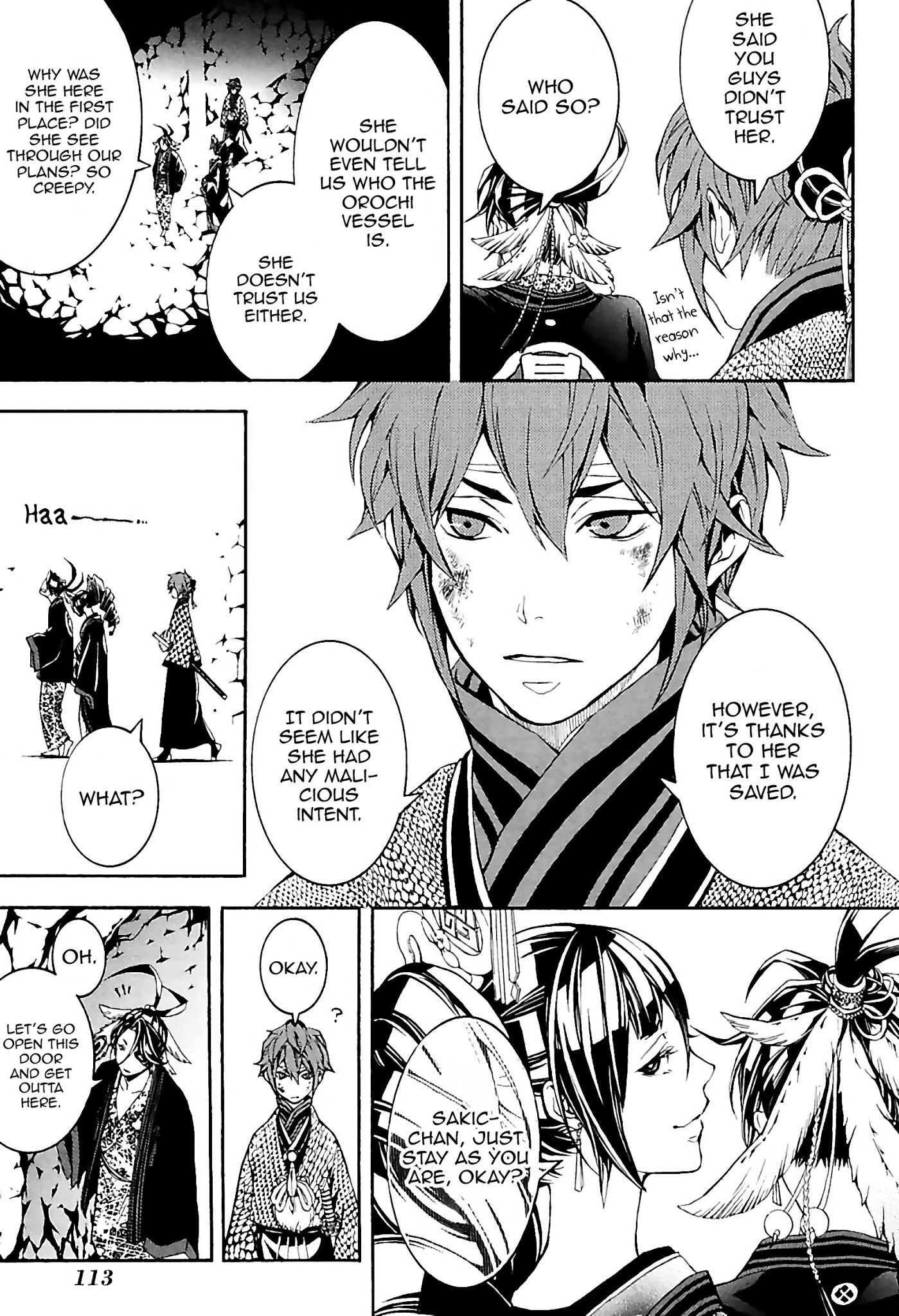 Rengoku ni Warau Chapter 30 page 9 - Chapter 30: The Young Tactician, Scheming Against the Blind Ninja