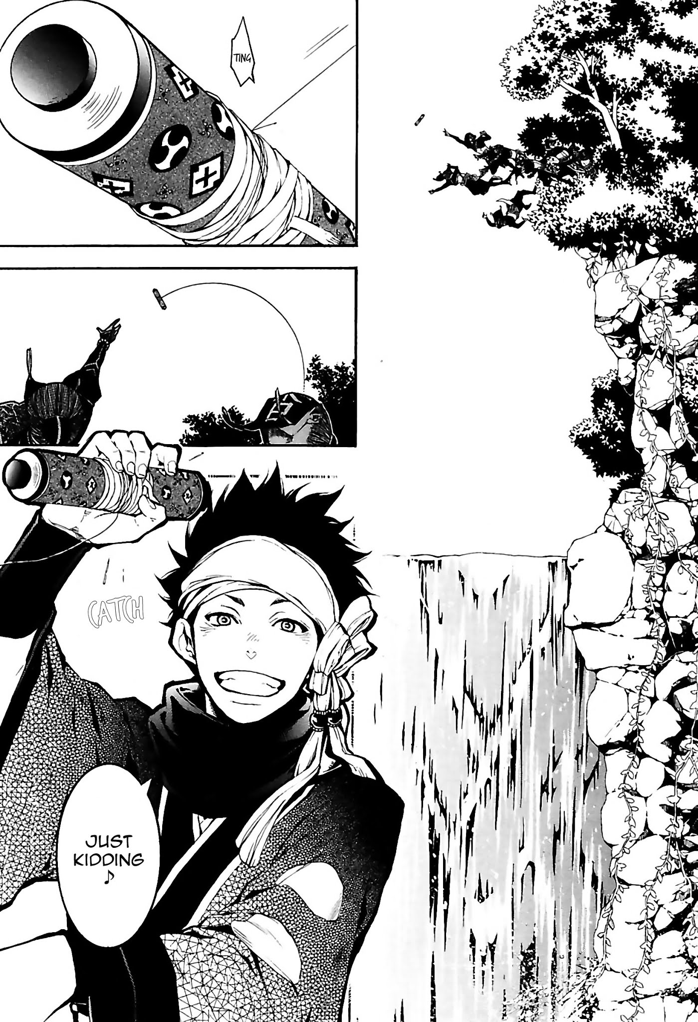 Rengoku ni Warau Chapter 31 page 10 - Chapter 31: Fending Off the Iga Ninjas, Giving an Oni an Iron Club
