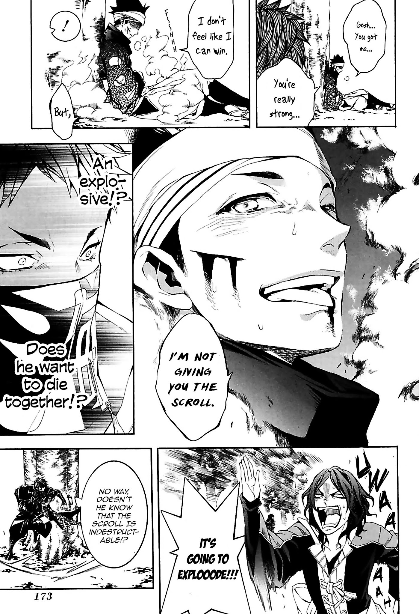 Rengoku ni Warau Chapter 32 page 13 - Chapter 32: The Ingenious One, Battling in Silence