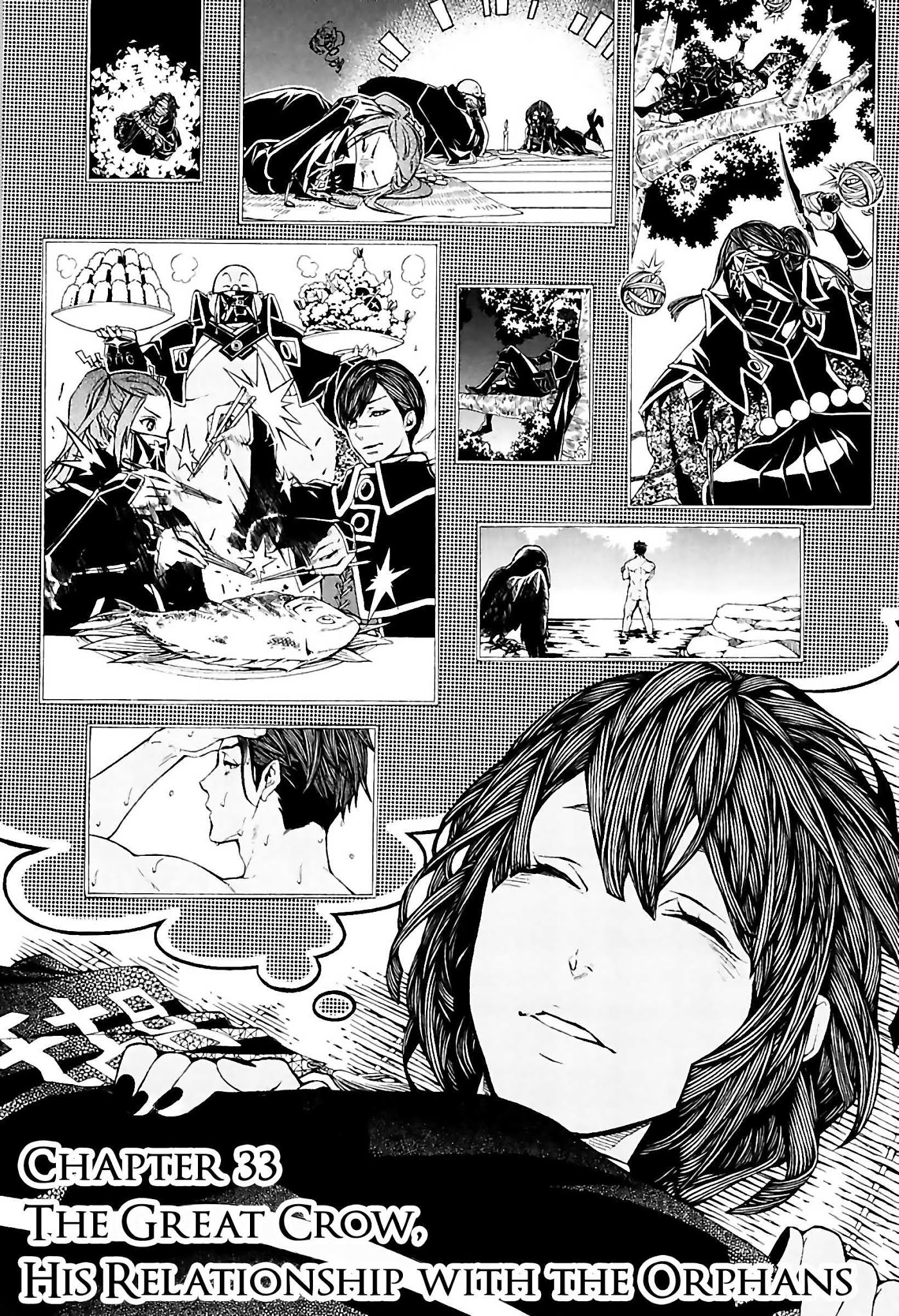 Rengoku ni Warau Chapter 33 page 1 - Chapter 33: The Great Crow, His Relationship with the Orphans