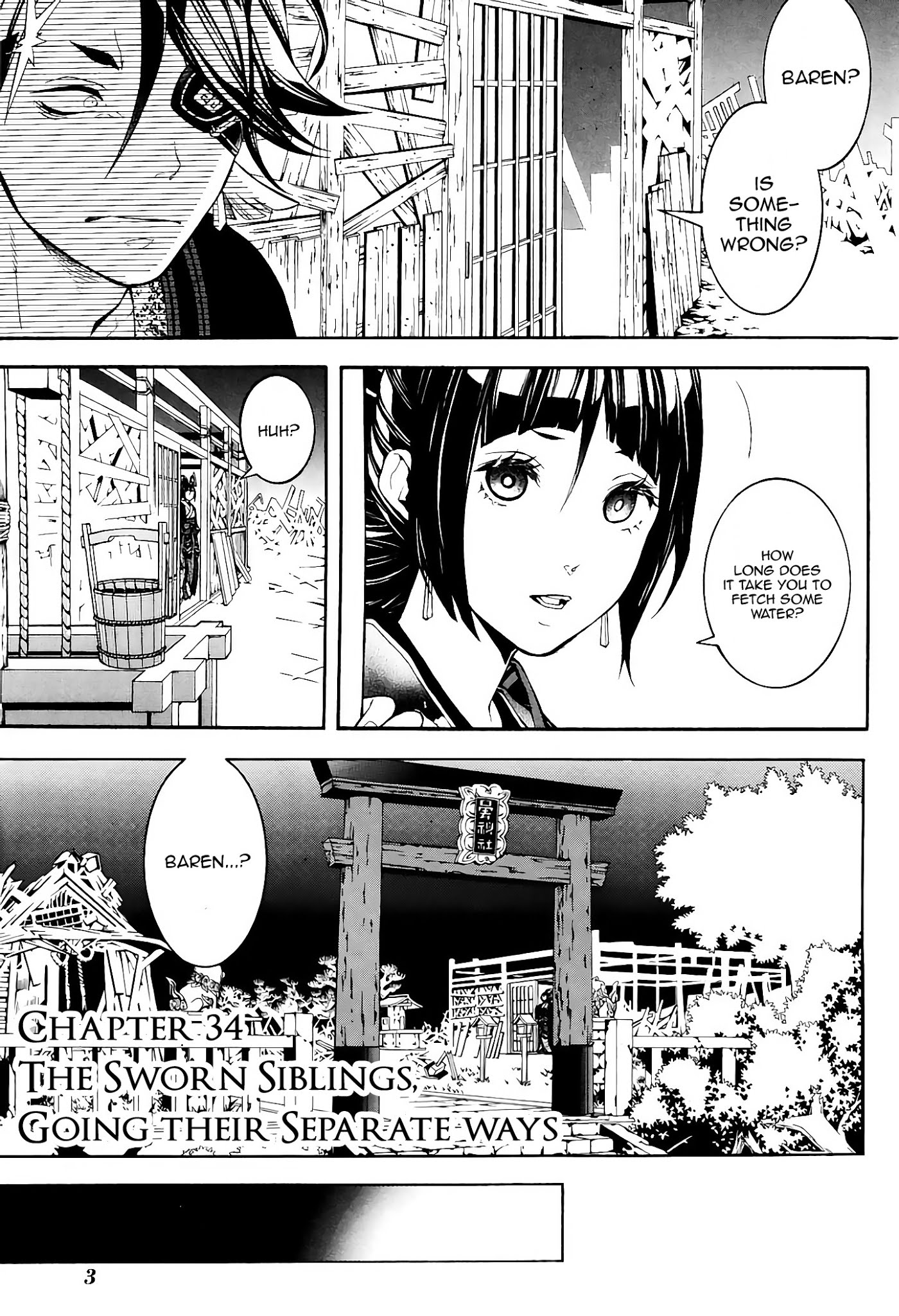Rengoku ni Warau Chapter 34 page 5 - Chapter 34: The Sworn Siblings, Going their Separate Ways