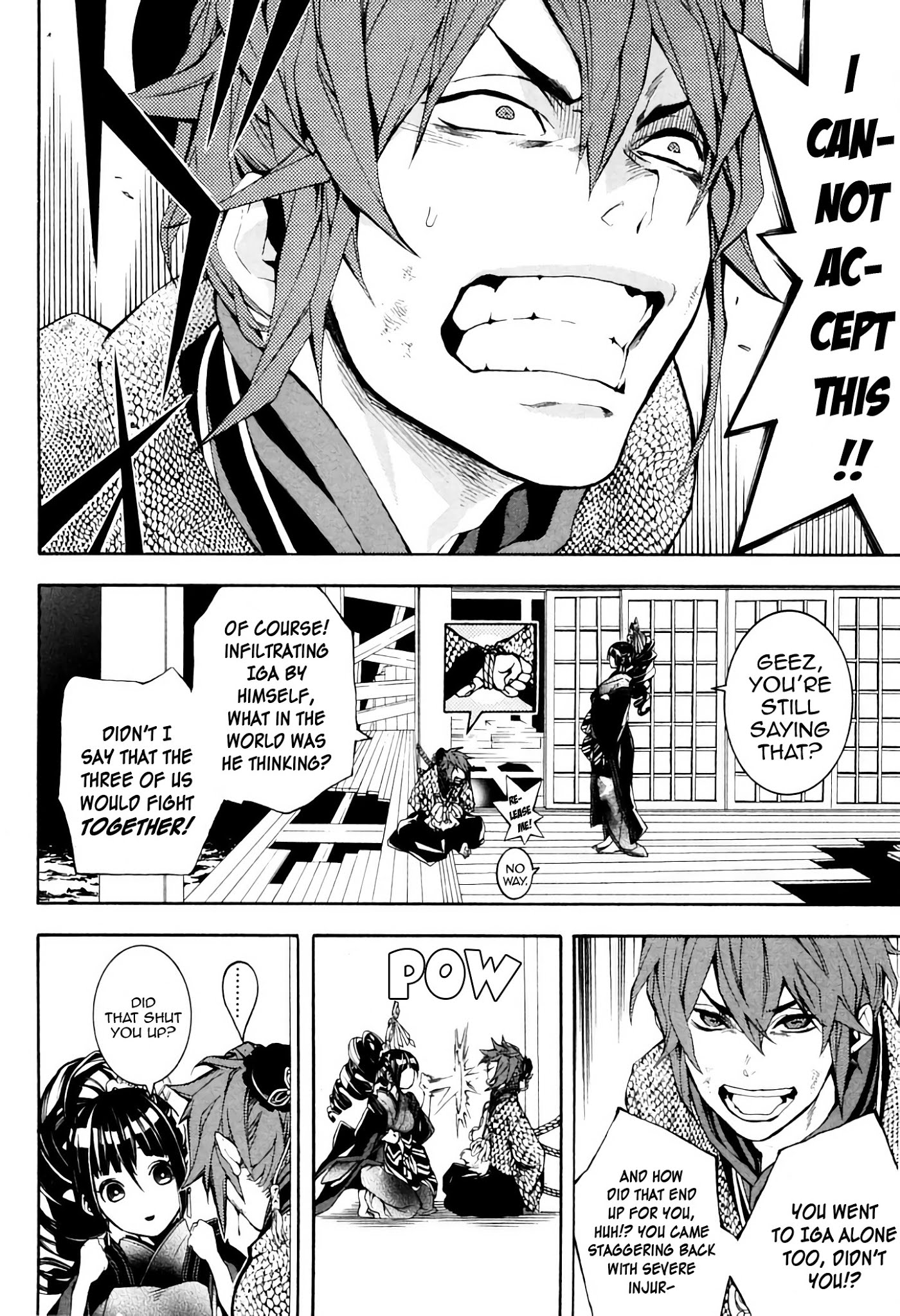 Rengoku ni Warau Chapter 35 page 10 - Chapter 35: Before the War, Wavering Thoughts