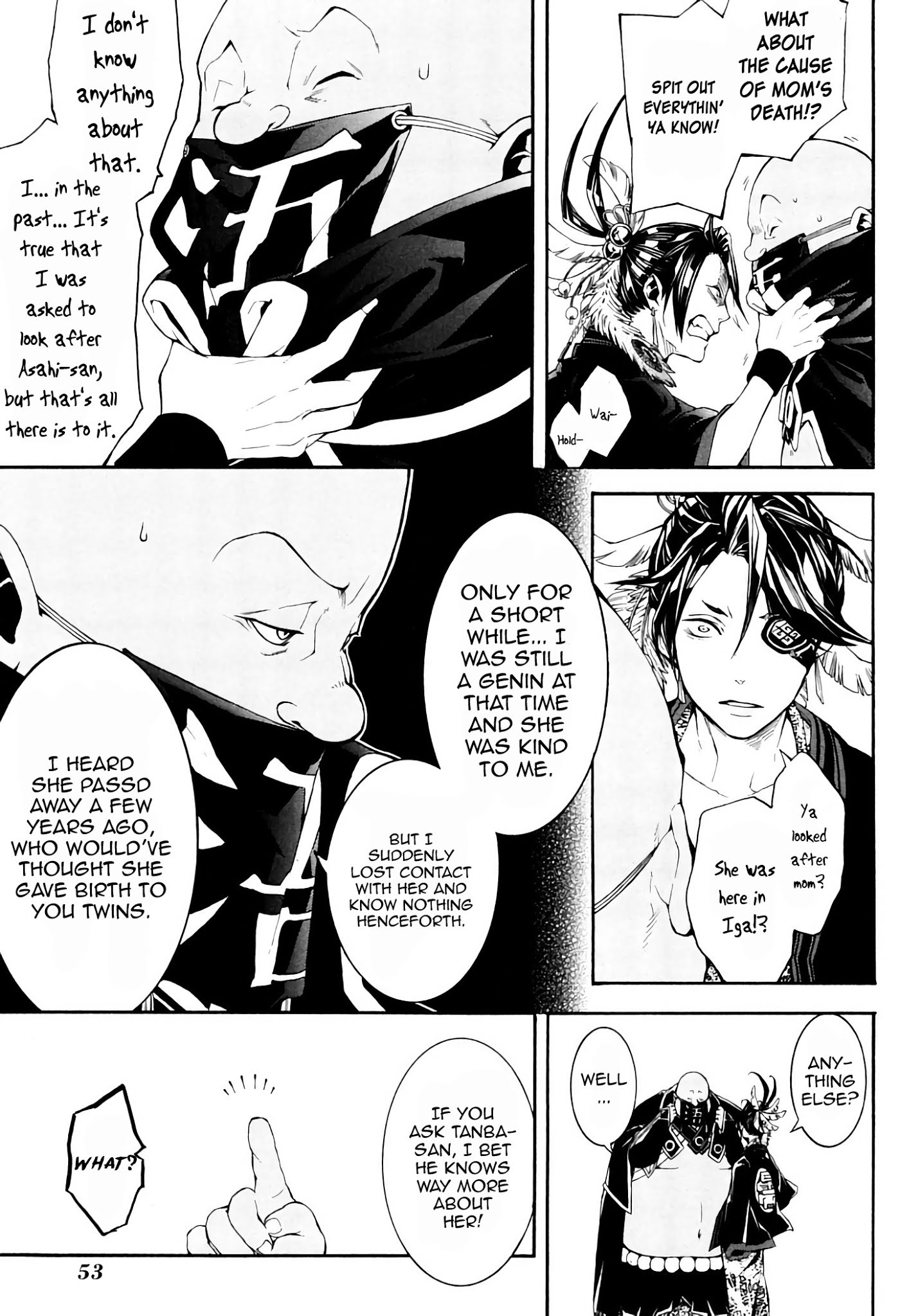 Rengoku ni Warau Chapter 36 page 12 - Chapter 36: The Being from Purgatory, Standing in Iga