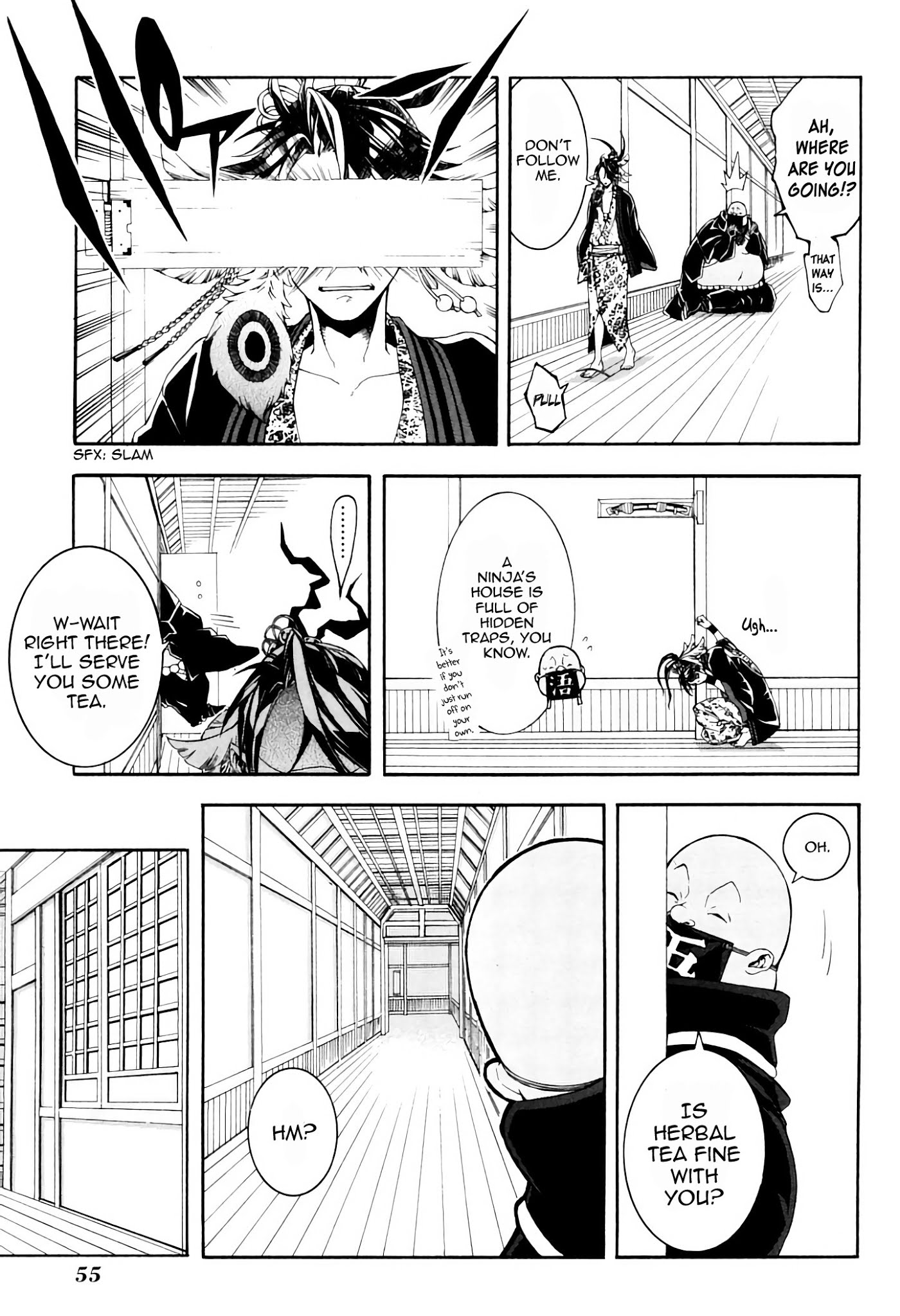 Rengoku ni Warau Chapter 36 page 14 - Chapter 36: The Being from Purgatory, Standing in Iga
